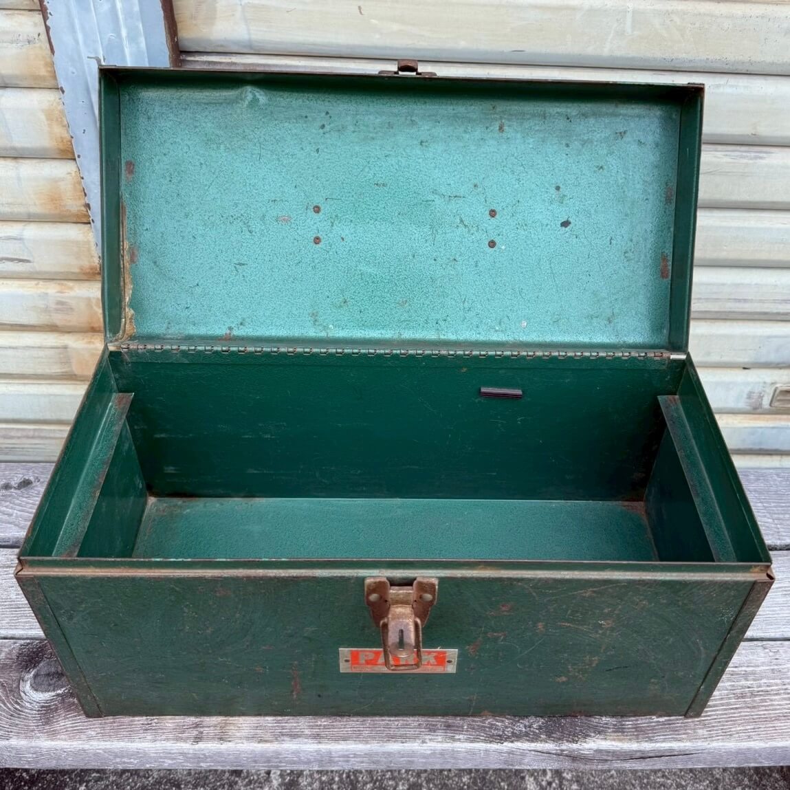 【1960-70年代】ビンテージ ツールボックス アメリカン雑貨 店舗什器 工具箱 収納ボックス #2377