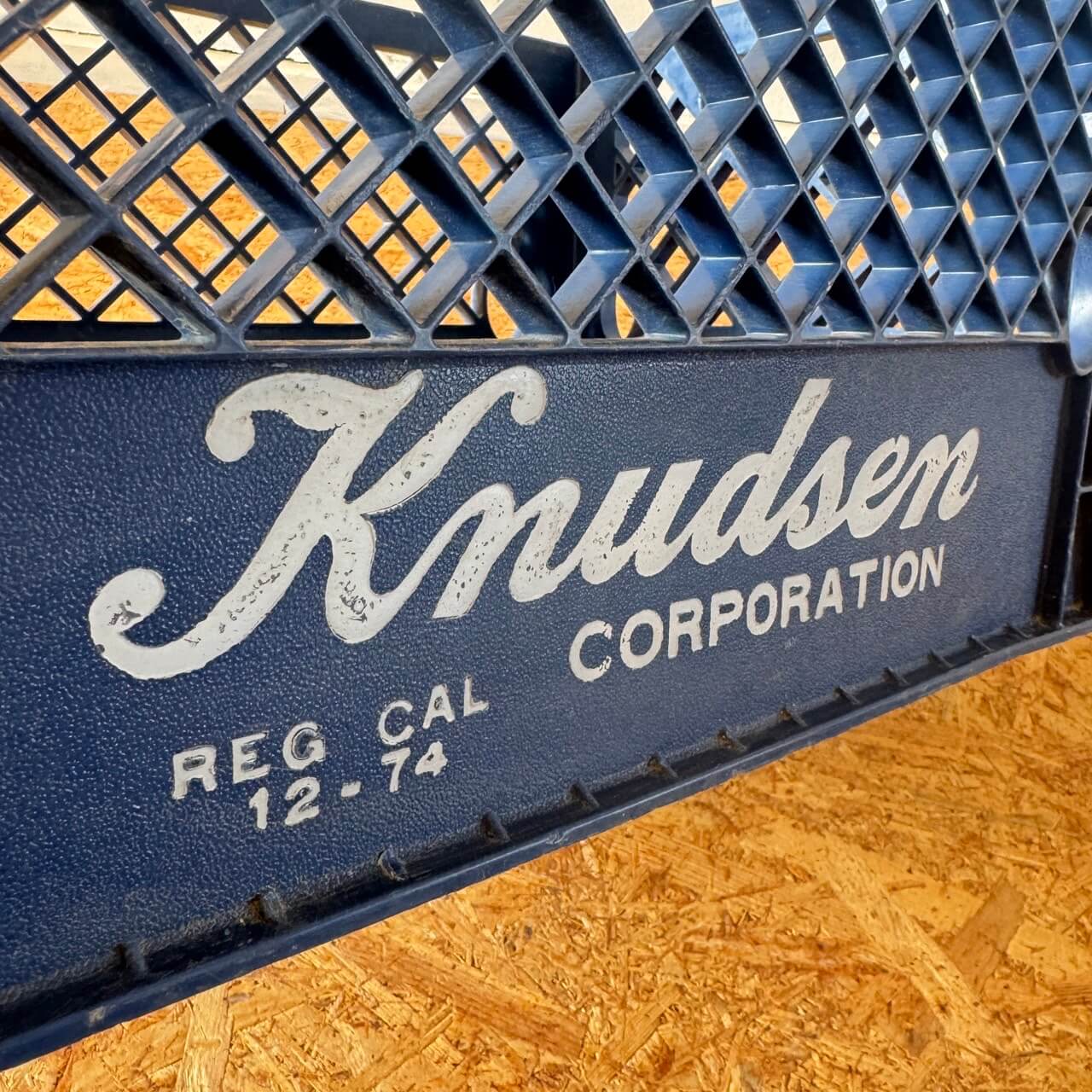 【1970年代】ビンテージ KNUDSEN ミルククレート アメリカン雑貨 収納ボックス コンテナ #2514-3