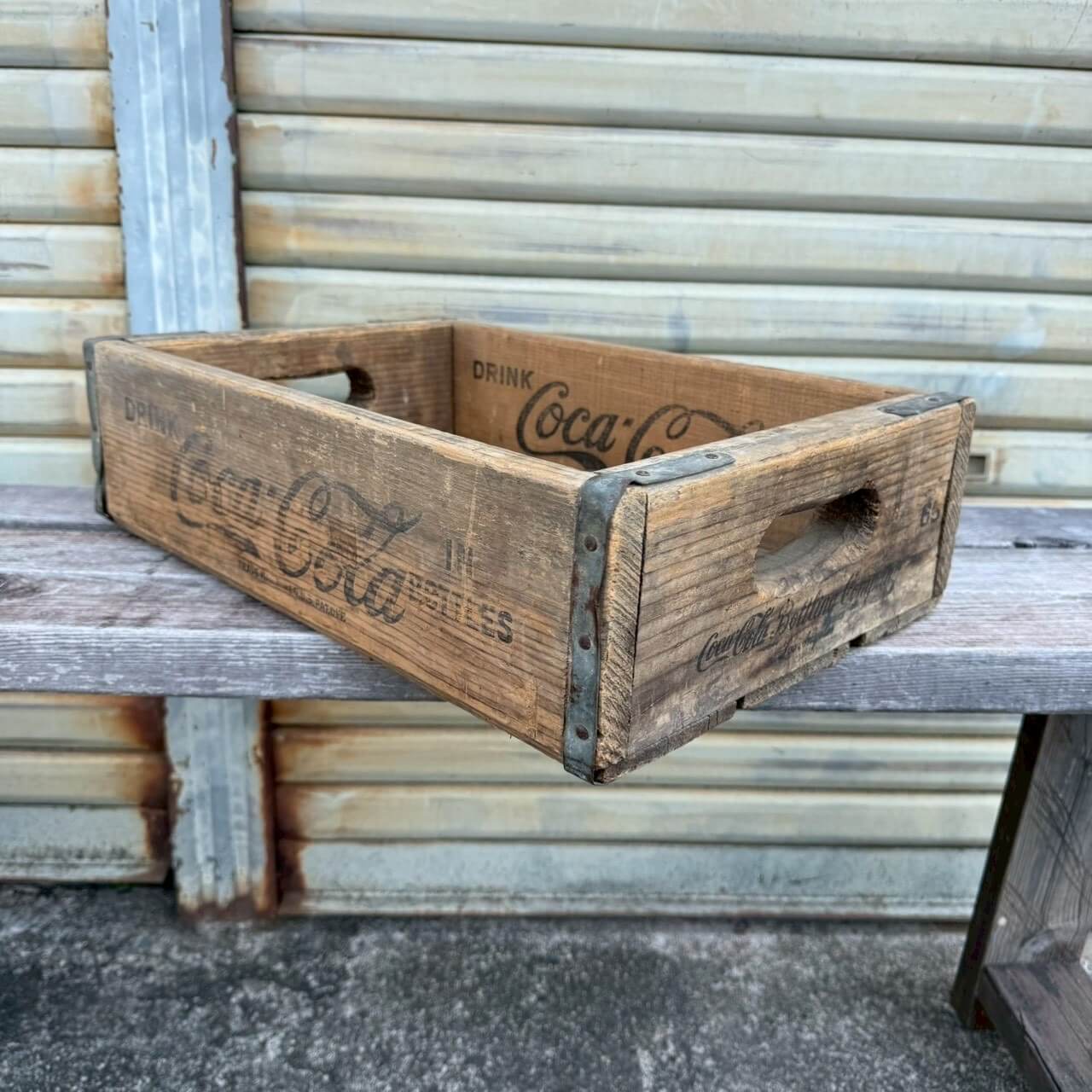 【1960年代】ビンテージ コカコーラ 木箱 アメリカン雑貨 ウッドボックス 収納 #2306