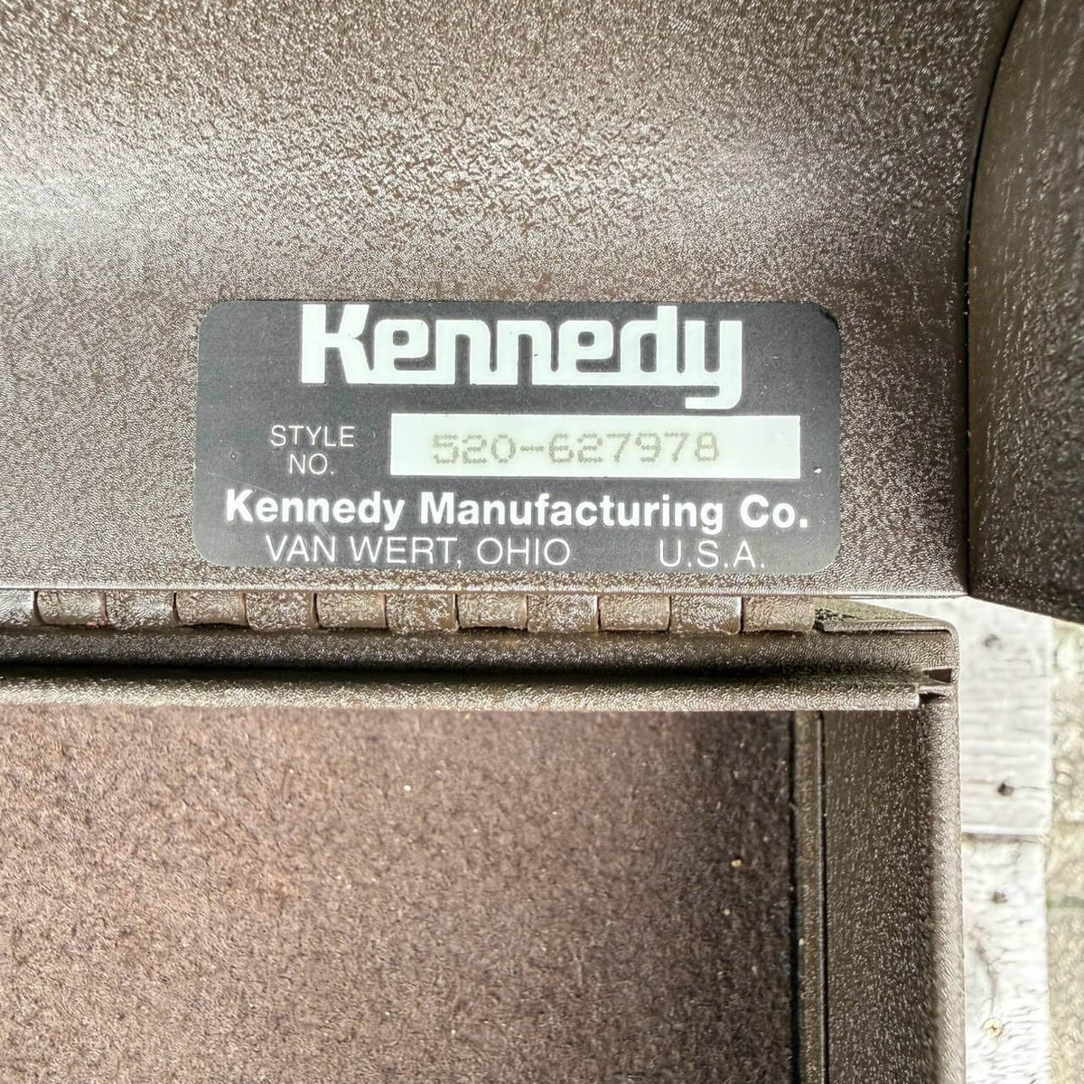 【1970年代】ビンテージ ツールボックス ガレージ アメリカン雑貨 店舗什器 KENNEDY 工具箱 鍵付き #2795