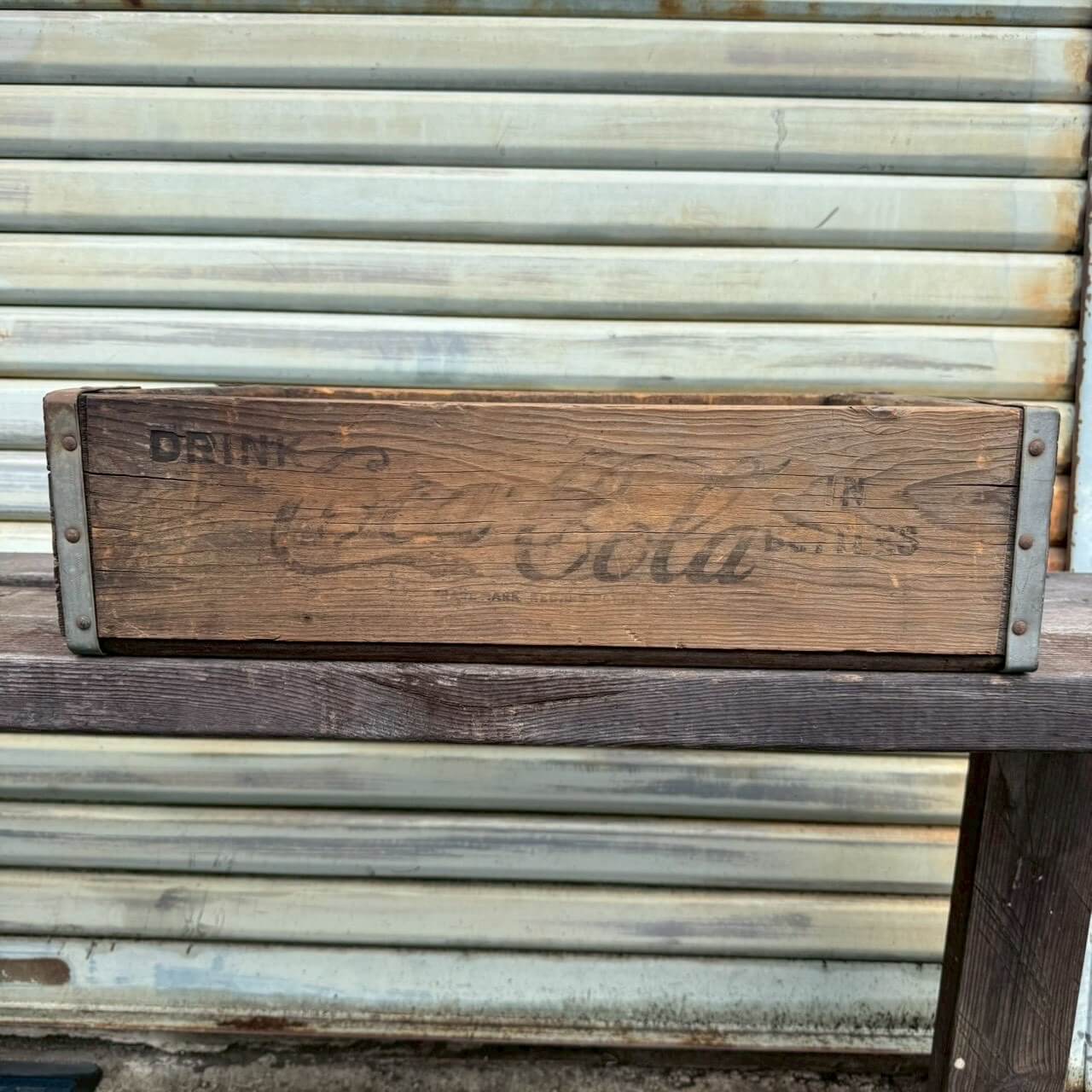【1960年代】ビンテージ コカコーラ 木箱 アメリカン雑貨 ウッドボックス 収納 #2420