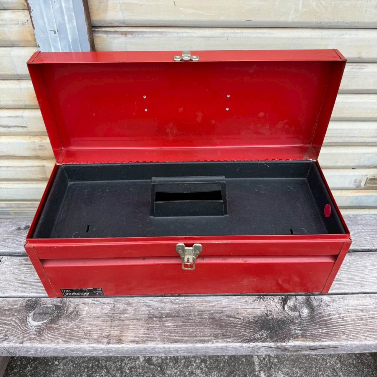 【1980-90年代】ビンテージ ツールボックス アメリカン雑貨 店舗什器 工具箱 収納ボックス #2379
