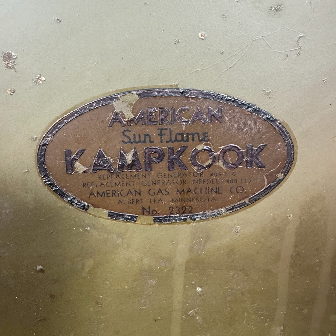 #2459【1950年代】ビンテージ American Kampkook ツーバーナー / キャンプストーブ  アメリカ