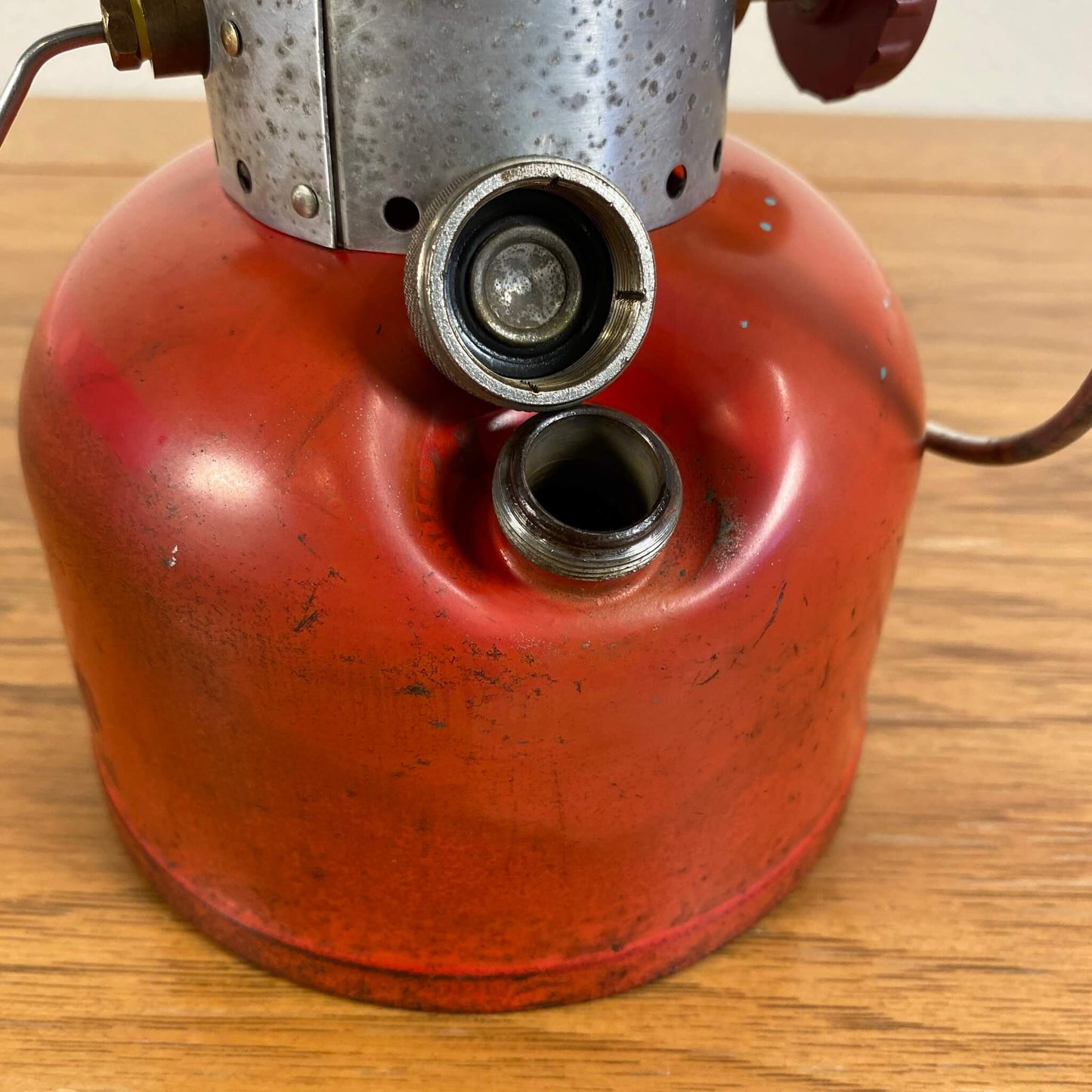 #25 【1957年7月】ビンテージ Coleman（コールマン） 200A イエローボーダー ランタン キャンプ用品 アウトドア アメリカ