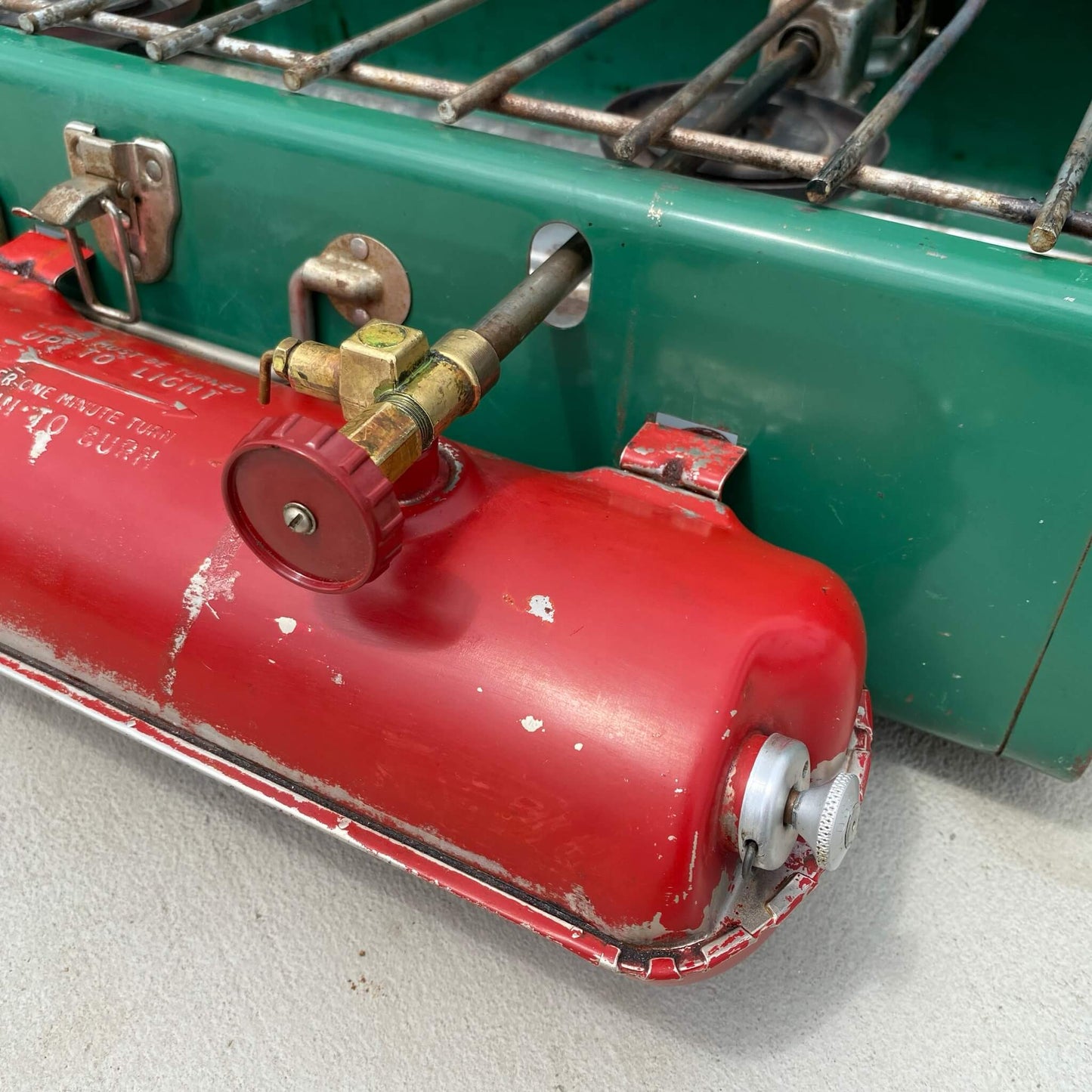 #192【1970年代】ビンテージ Coleman（コールマン） モデル413G ツーバーナー ストーブ キャンプ用品 アウトドア アメリカ