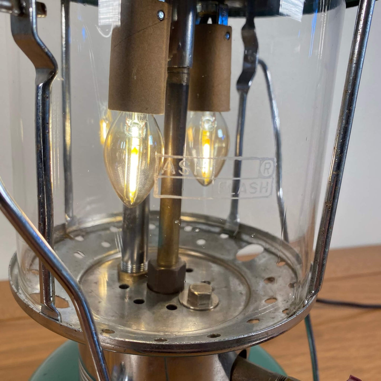 #633 【カスタム】ビンテージ ASH FLASH モデル1022 インテリアランプ / 照明 LED内蔵 アメリカ