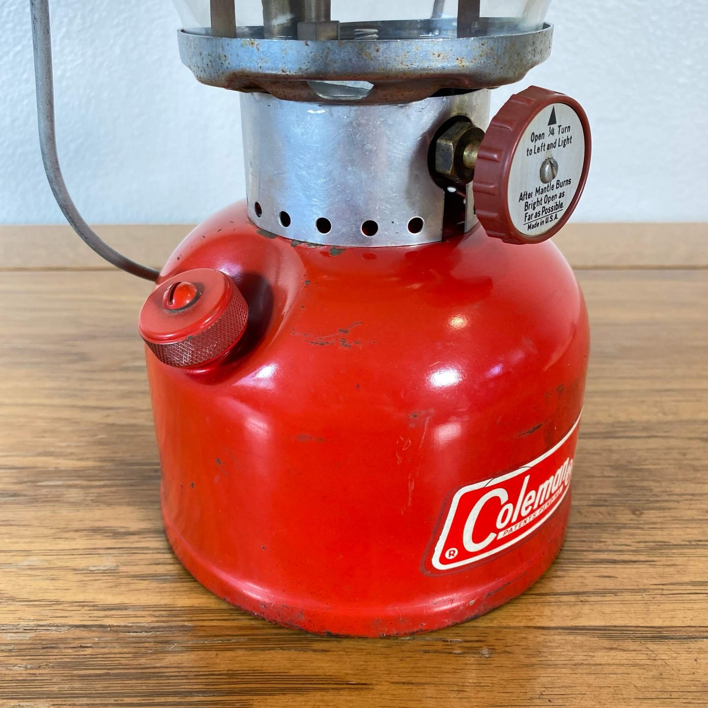 #1150【1970年3月】ビンテージ Coleman（コールマン） 200A レッドボーダー ランタン キャンプ用品 アウトドア アメリカ