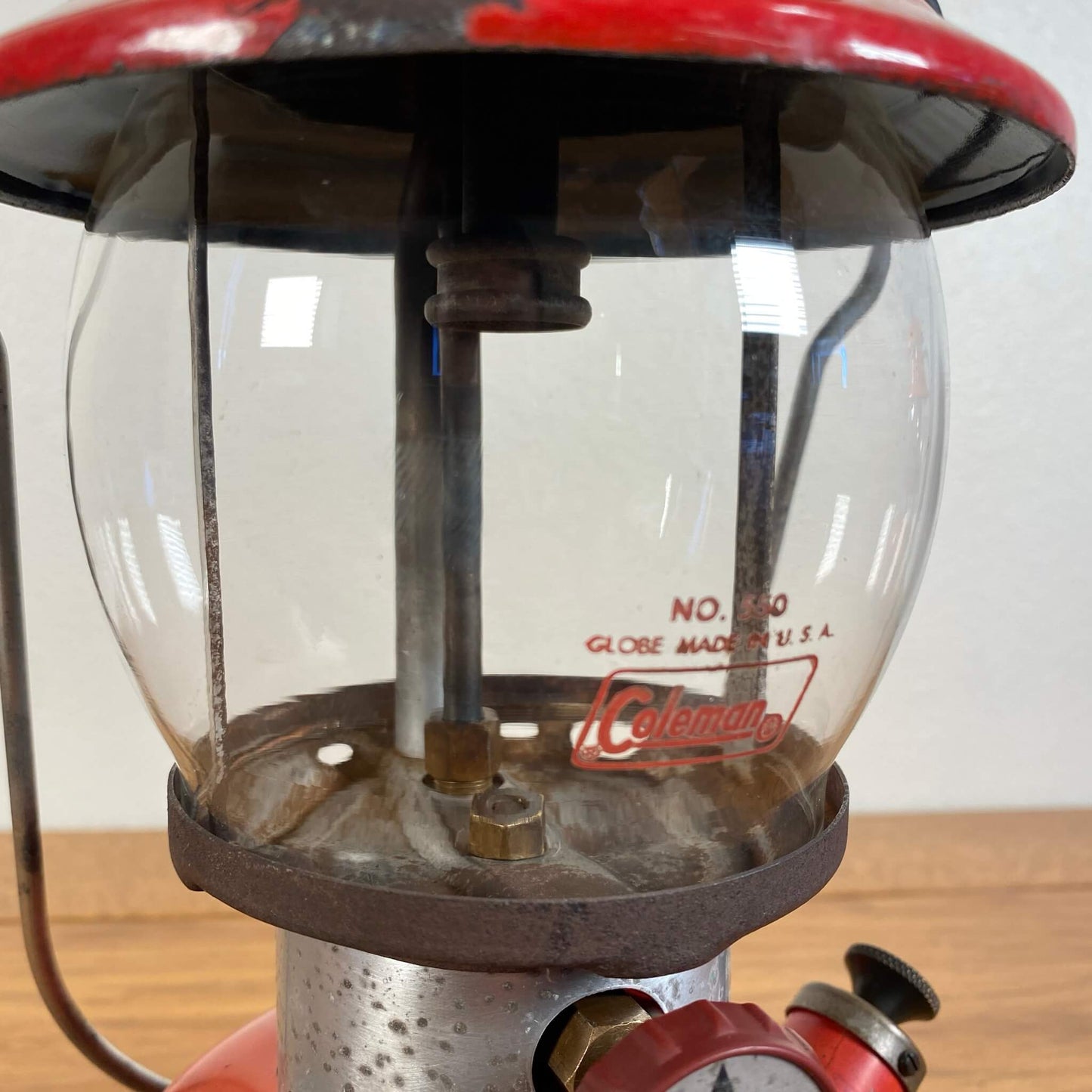 #25 【1957年7月】ビンテージ Coleman（コールマン） 200A イエローボーダー ランタン キャンプ用品 アウトドア アメリカ