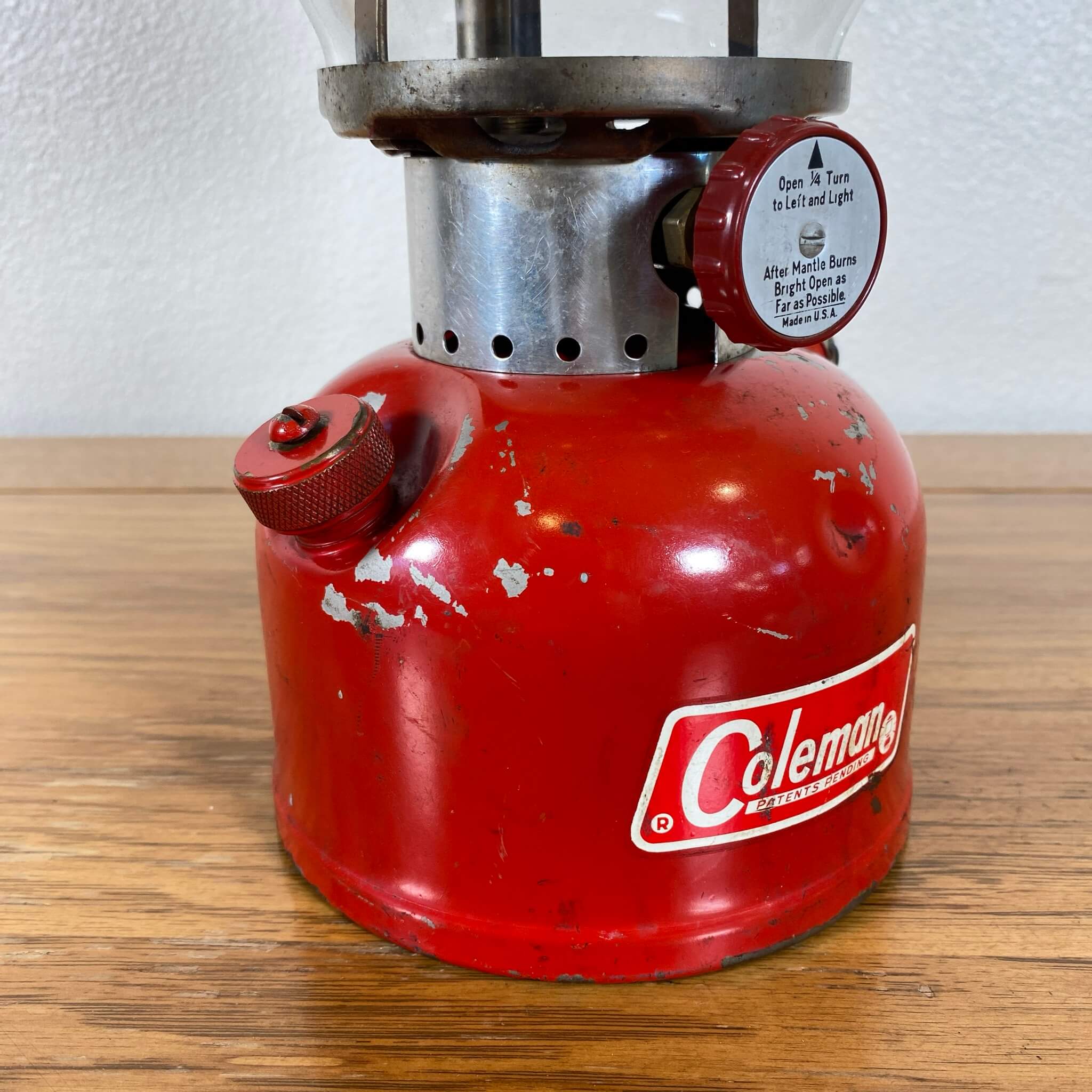 Coleman 200A ガソリンランタン 本体 レッド1965年製ヴィンテージ