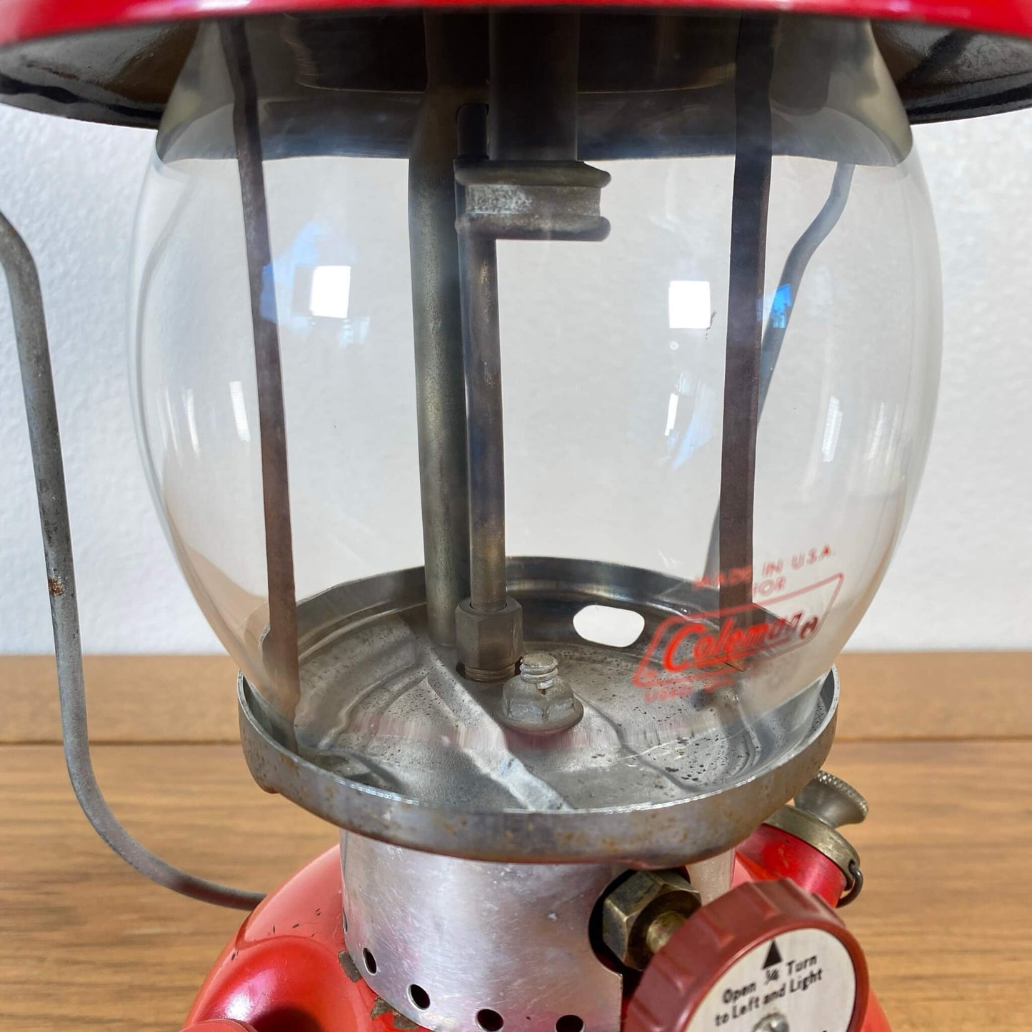 #1150【1970年3月】ビンテージ Coleman（コールマン） 200A レッドボーダー ランタン キャンプ用品 アウトドア アメリカ