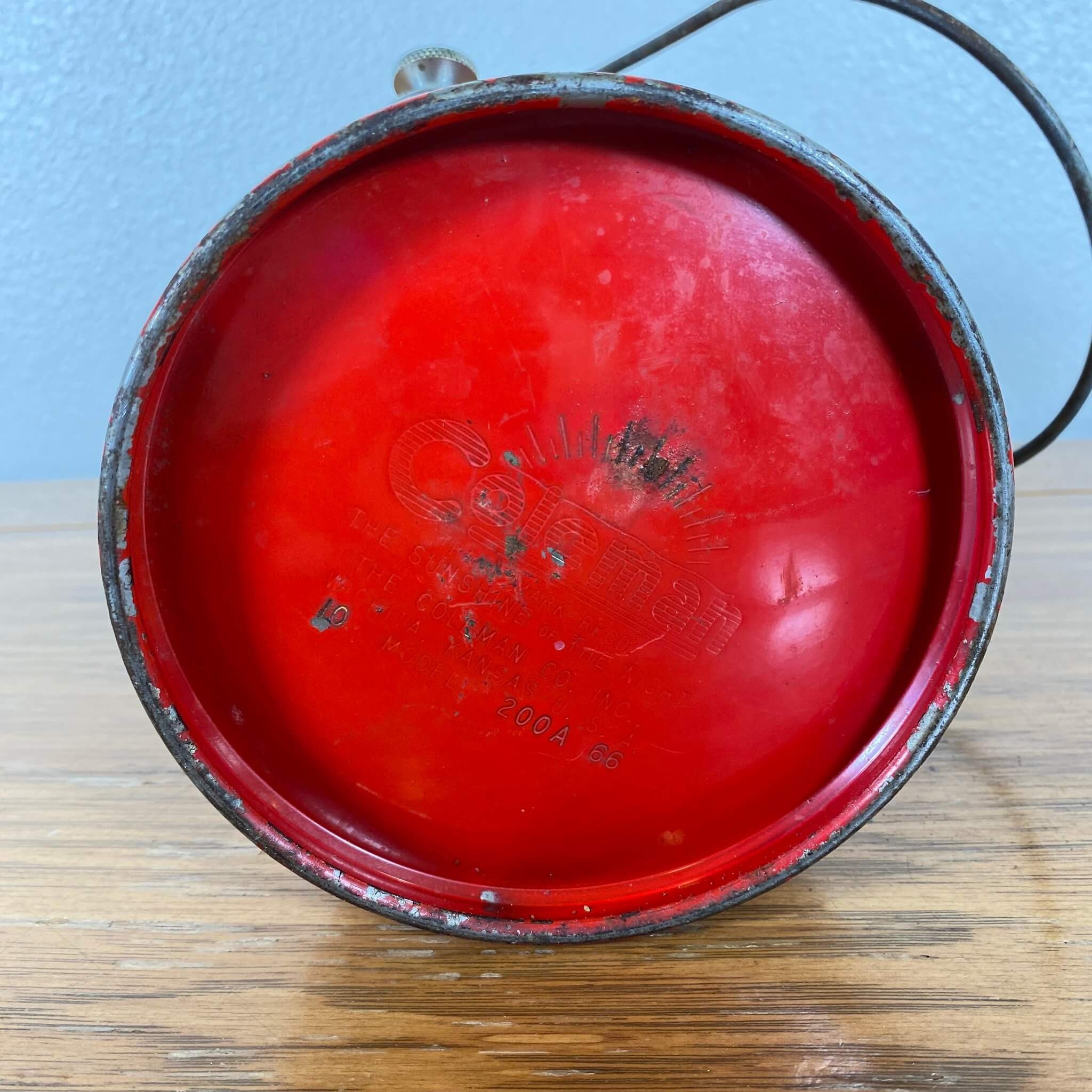 1966年10月】ビンテージ Coleman（コールマン） 200A レッドボーダー