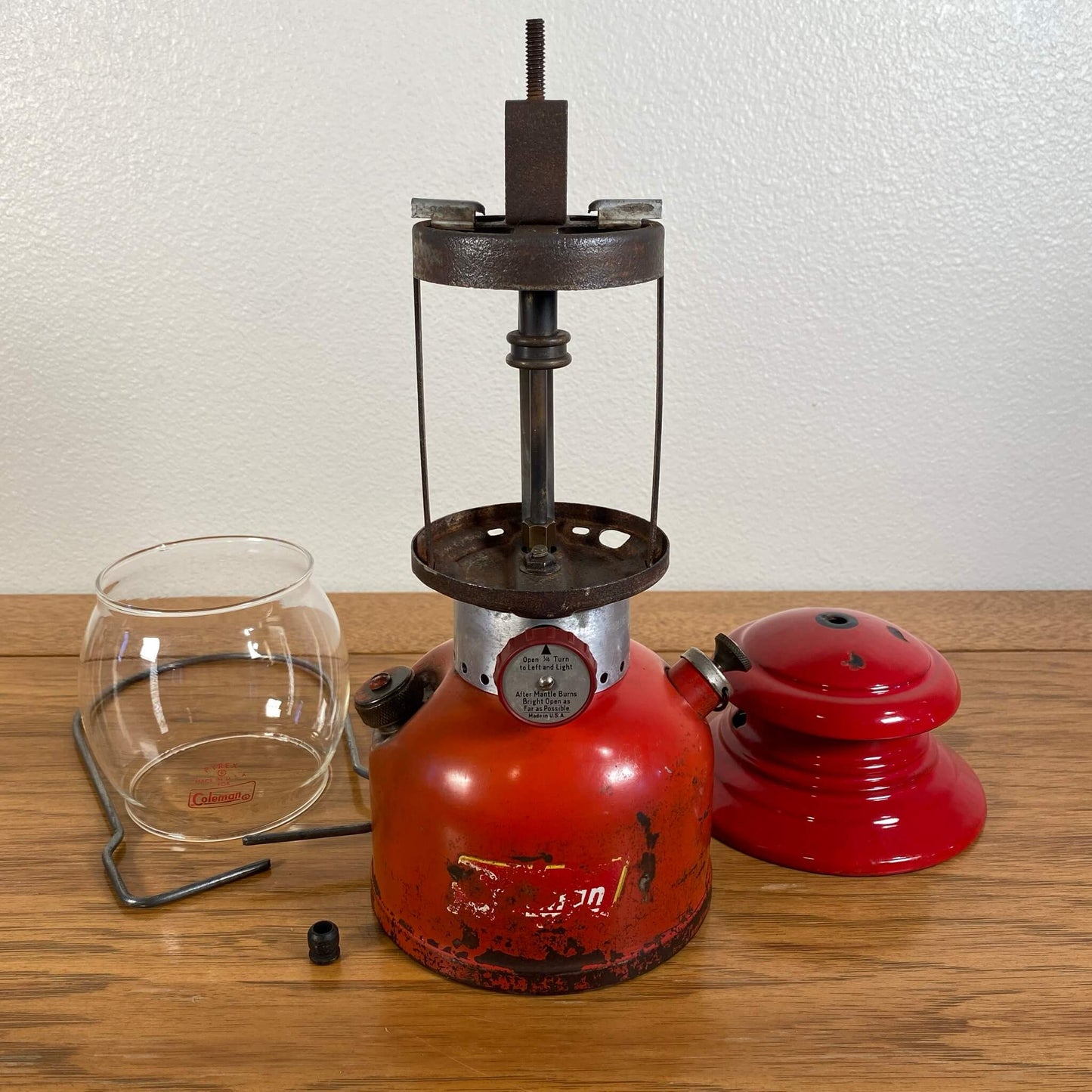 #119 【1960年1月】ビンテージ Coleman（コールマン） 200A イエローボーダー ランタン キャンプ用品 アウトドア アメリカ