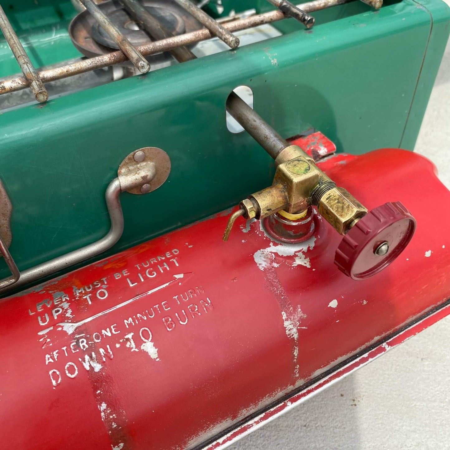 #192【1970年代】ビンテージ Coleman（コールマン） モデル413G ツーバーナー ストーブ キャンプ用品 アウトドア アメリカ