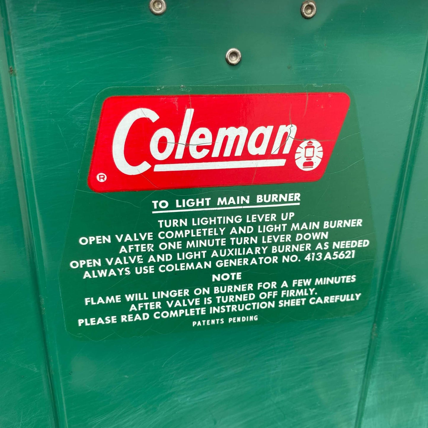 #192【1970年代】ビンテージ Coleman（コールマン） モデル413G ツーバーナー ストーブ キャンプ用品 アウトドア アメリカ
