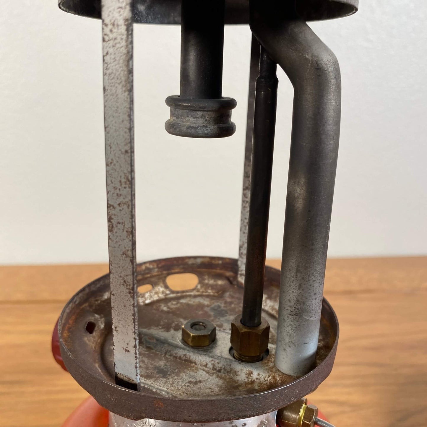 #25 【1957年7月】ビンテージ Coleman（コールマン） 200A イエローボーダー ランタン キャンプ用品 アウトドア アメリカ