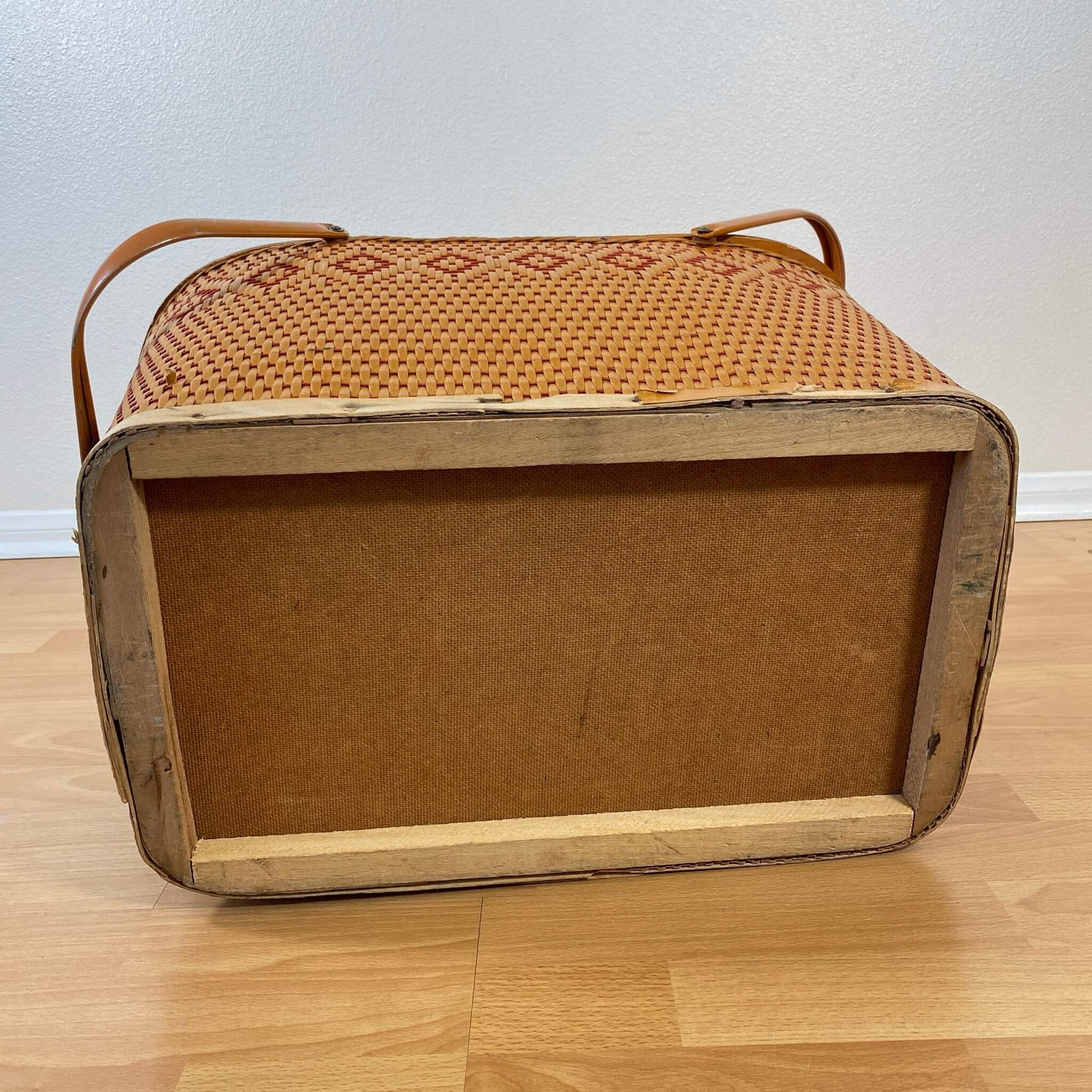 #834 【1970-80年代】ビンテージ REDMON（レドモン） ピクニックバスケット / 収納ケース アメリカ
