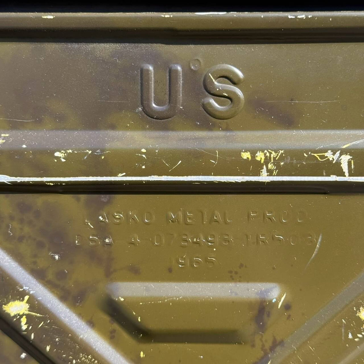 【1960年代】ビンテージ ガレージ ミリタリー アメリカン雑貨 店舗什器 U.S. ARMY フードコンテナ #2792