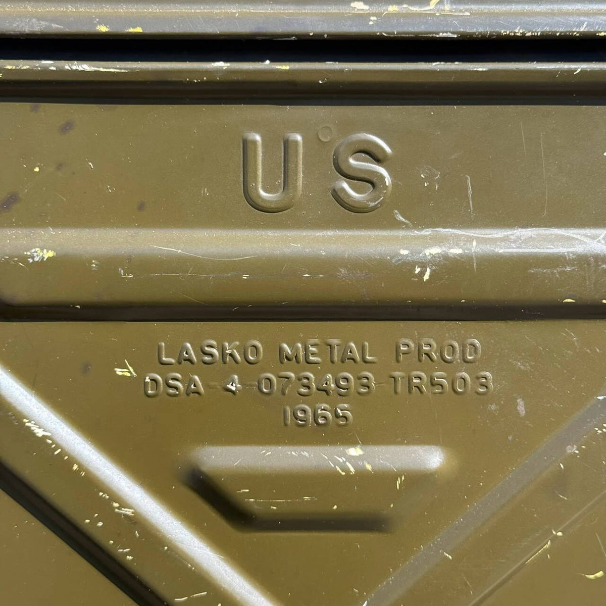 【1960年代】ビンテージ ガレージ ミリタリー アメリカン雑貨 店舗什器 U.S. ARMY フードコンテナ #2792