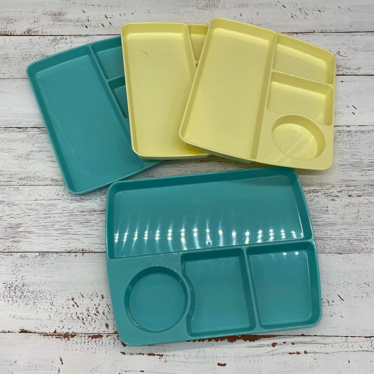 #313【1960-70年代】ビンテージ 食器セット トレイ キャンプ用品 アウトドア アメリカ