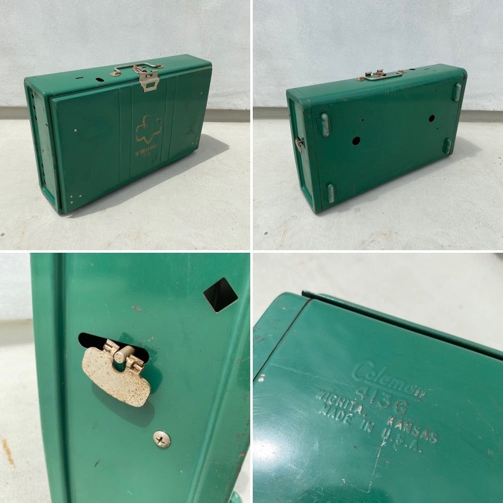 #192【1970年代】ビンテージ Coleman（コールマン） モデル413G ツーバーナー ストーブ キャンプ用品 アウトドア アメリカ