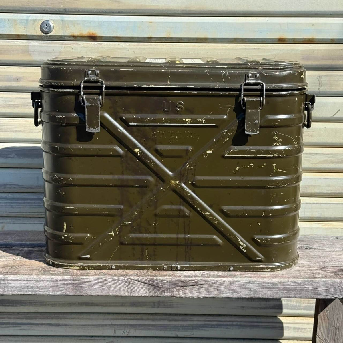 【1960年代】ビンテージ ガレージ ミリタリー アメリカン雑貨 店舗什器 U.S. ARMY フードコンテナ #2792