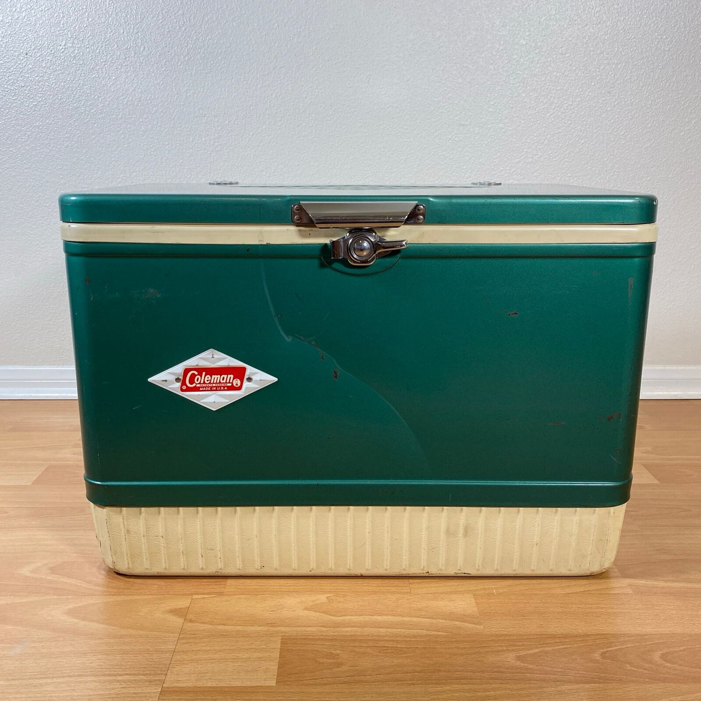 #840【1964年5月】ビンテージ Coleman（コールマン） クーラーボックス ダイヤモンドロゴ キャンプ用品 アウトドア アメリカ