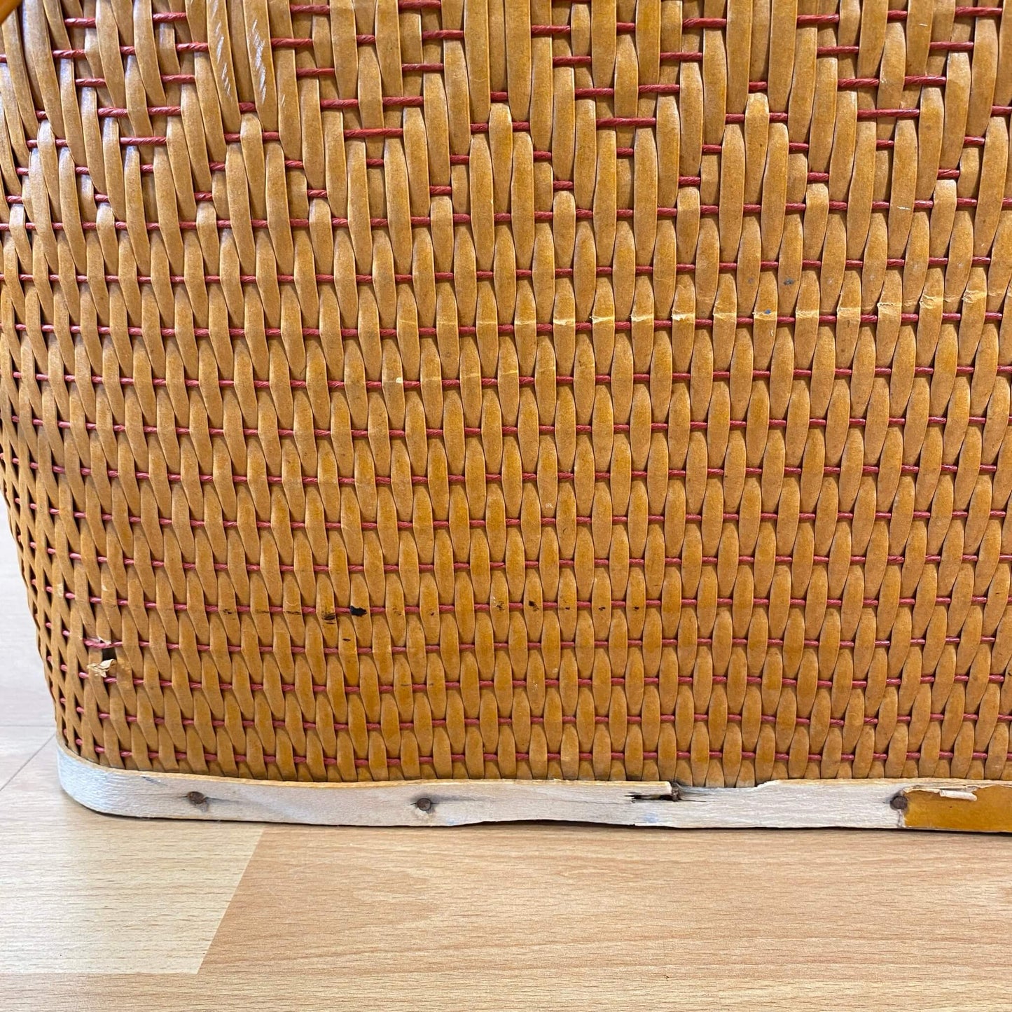 #834 【1970-80年代】ビンテージ REDMON（レドモン） ピクニックバスケット / 収納ケース アメリカ