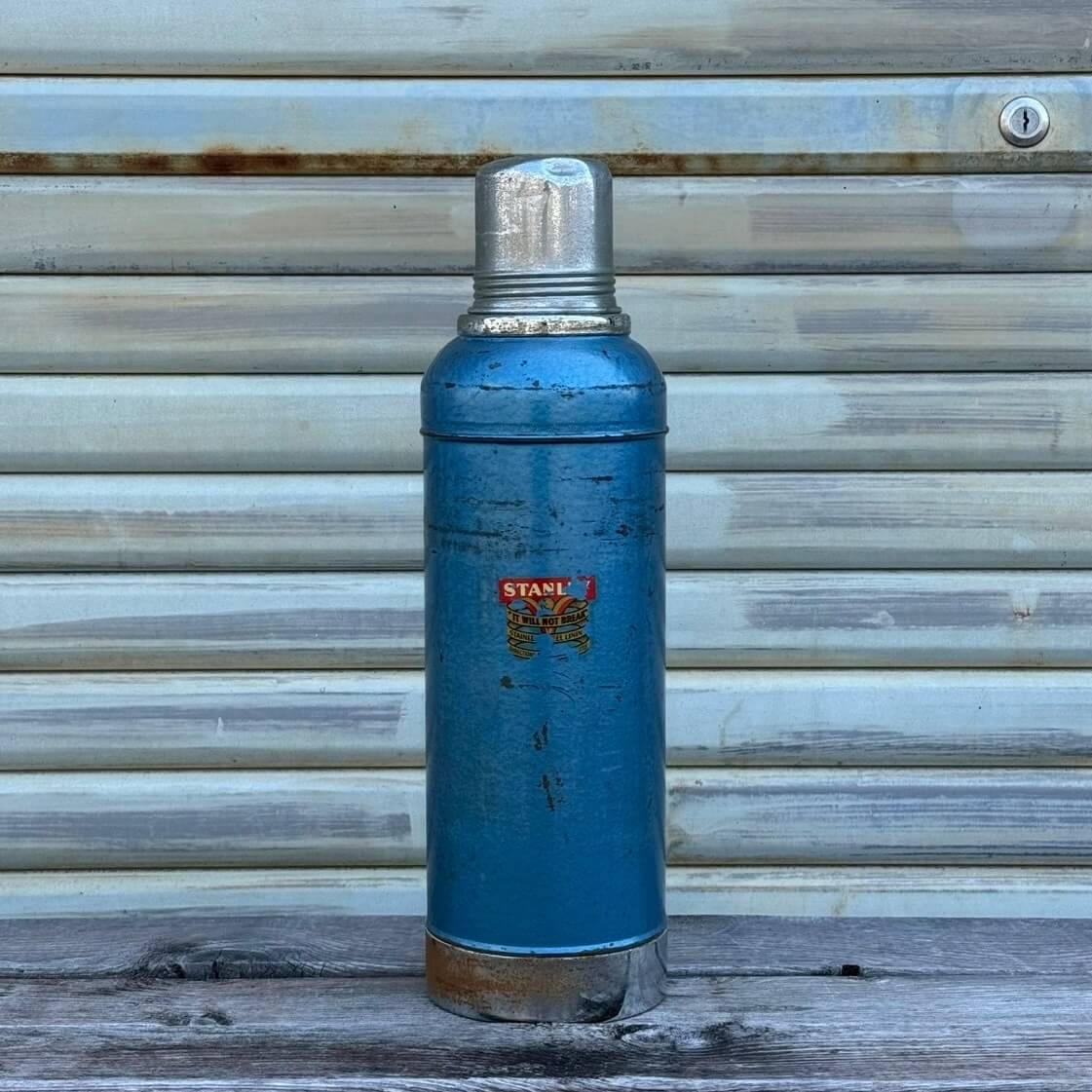 【1950年代】ビンテージ スタンレー ビッグサイズ アメリカン雑貨 キャンプ 什器 水筒 コルク栓 #2169