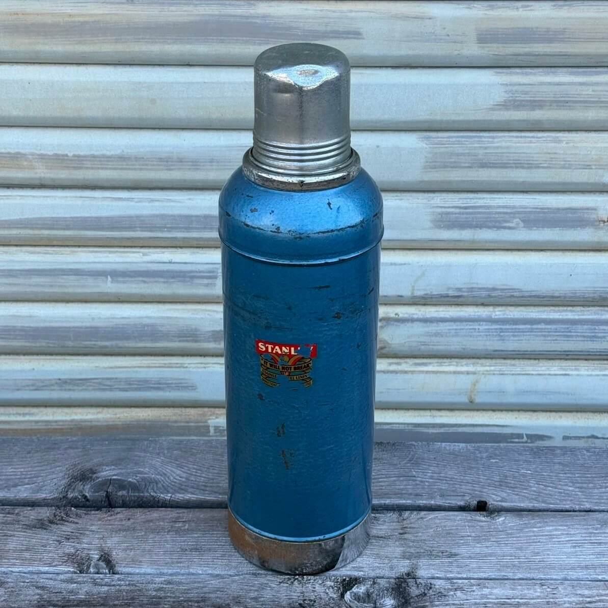 【1950年代】ビンテージ スタンレー ビッグサイズ アメリカン雑貨 キャンプ 什器 水筒 コルク栓 #2169