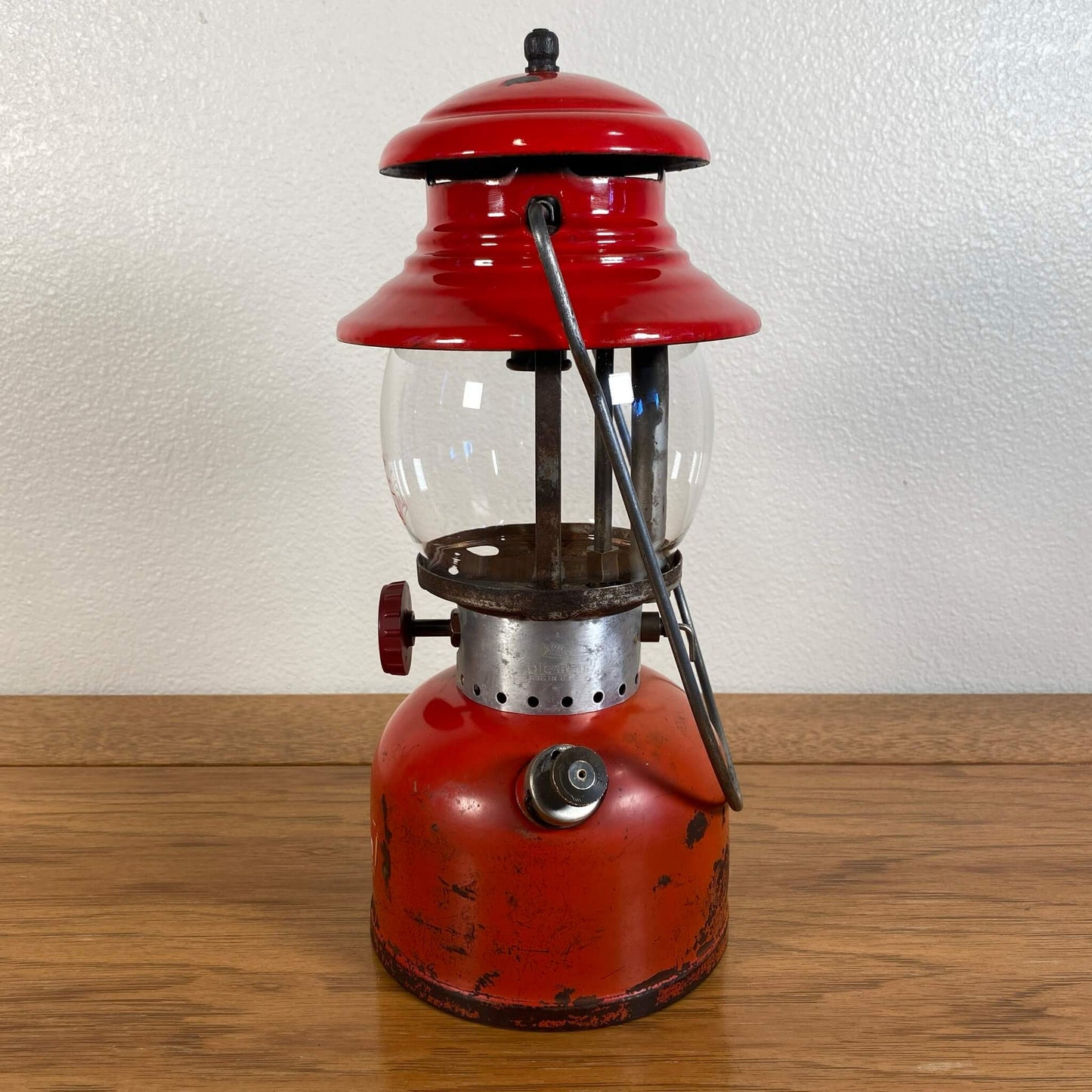 #119 【1960年1月】ビンテージ Coleman（コールマン） 200A イエローボーダー ランタン キャンプ用品 アウトドア アメリカ