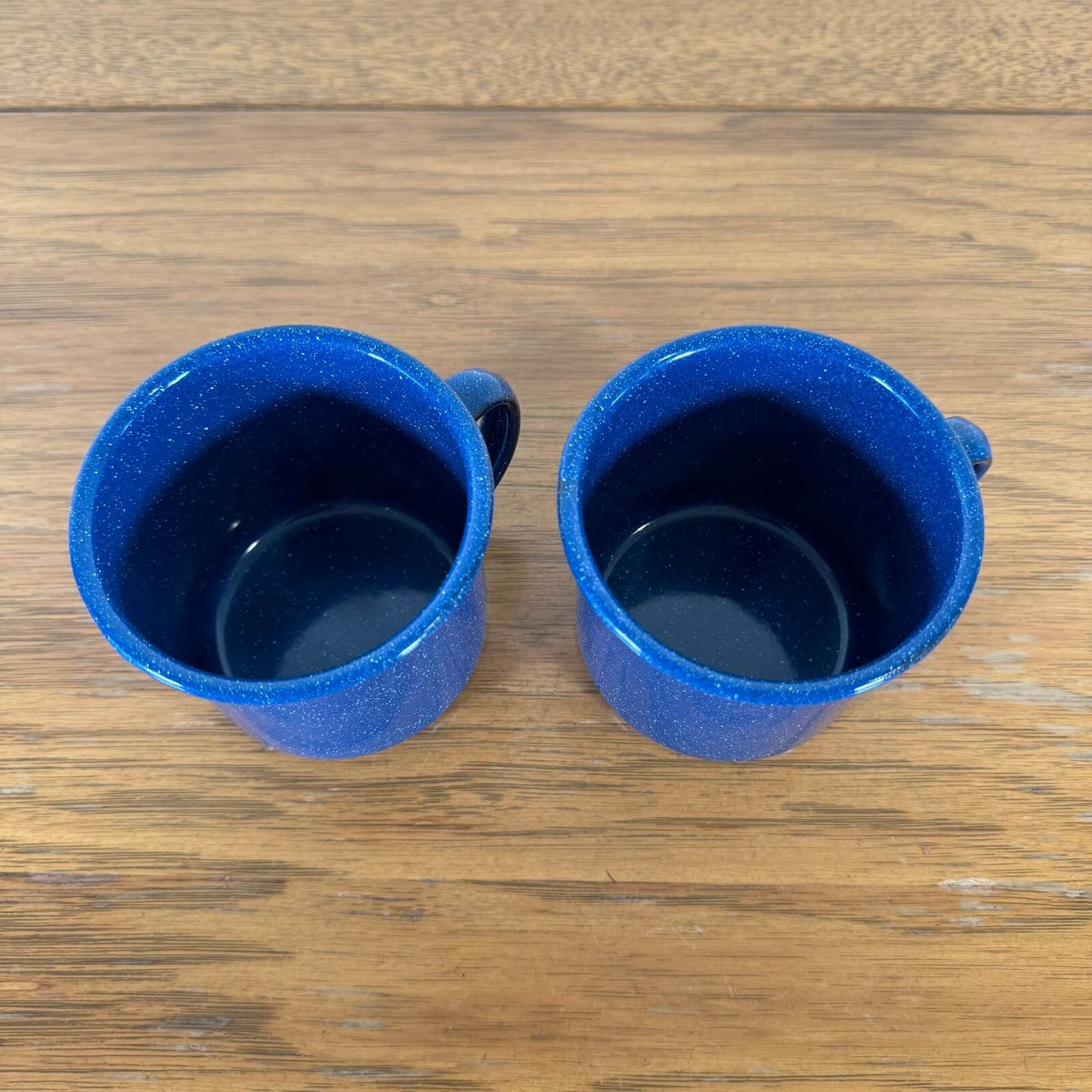#1208 【1980-90年代】ビンテージ エナメル マグカップ / コーヒーカップ 2個セット キャンプ用品 アウトドア アメリカ