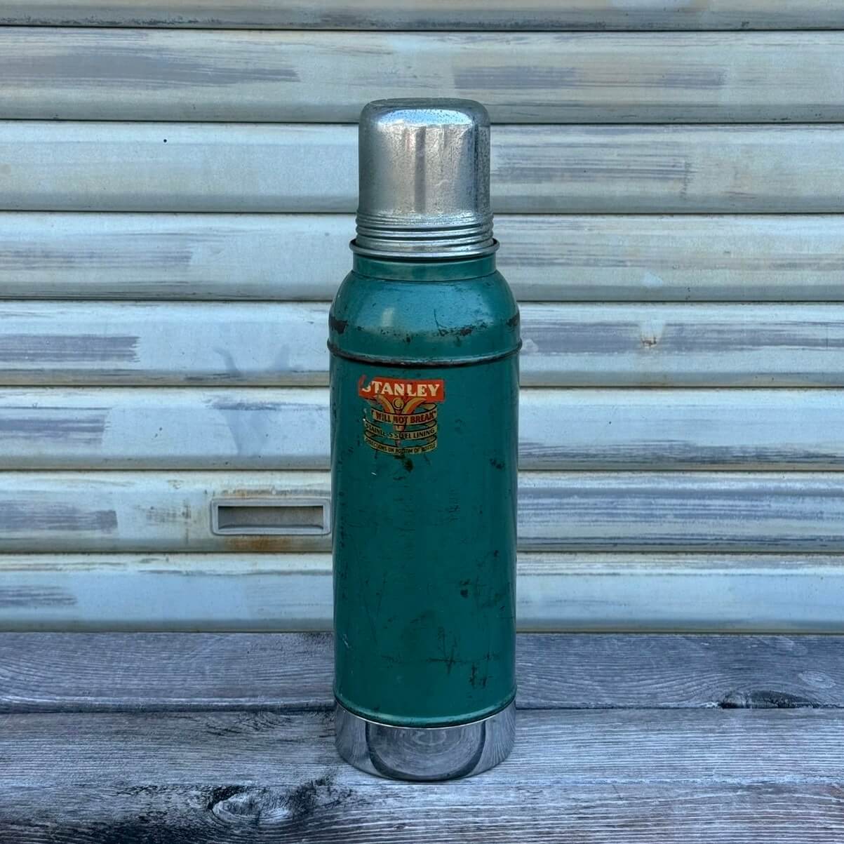【1950年代】ビンテージ スタンレー アメリカン雑貨 キャンプ 什器 水筒 コルク栓 #2171