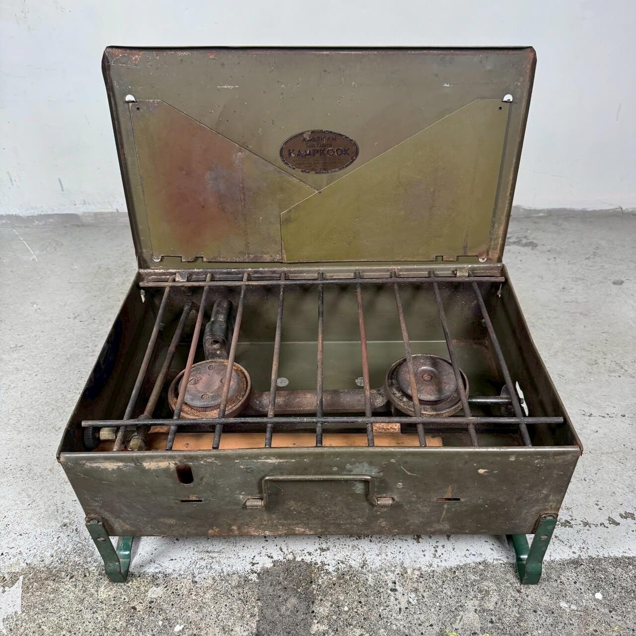 #2459【1950年代】ビンテージ American Kampkook ツーバーナー / キャンプストーブ  アメリカ