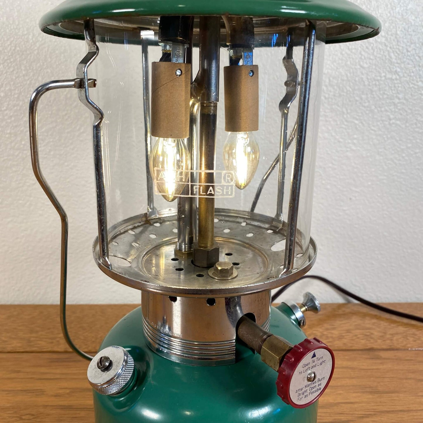 #633 【カスタム】ビンテージ ASH FLASH モデル1022 インテリアランプ / 照明 LED内蔵 アメリカ