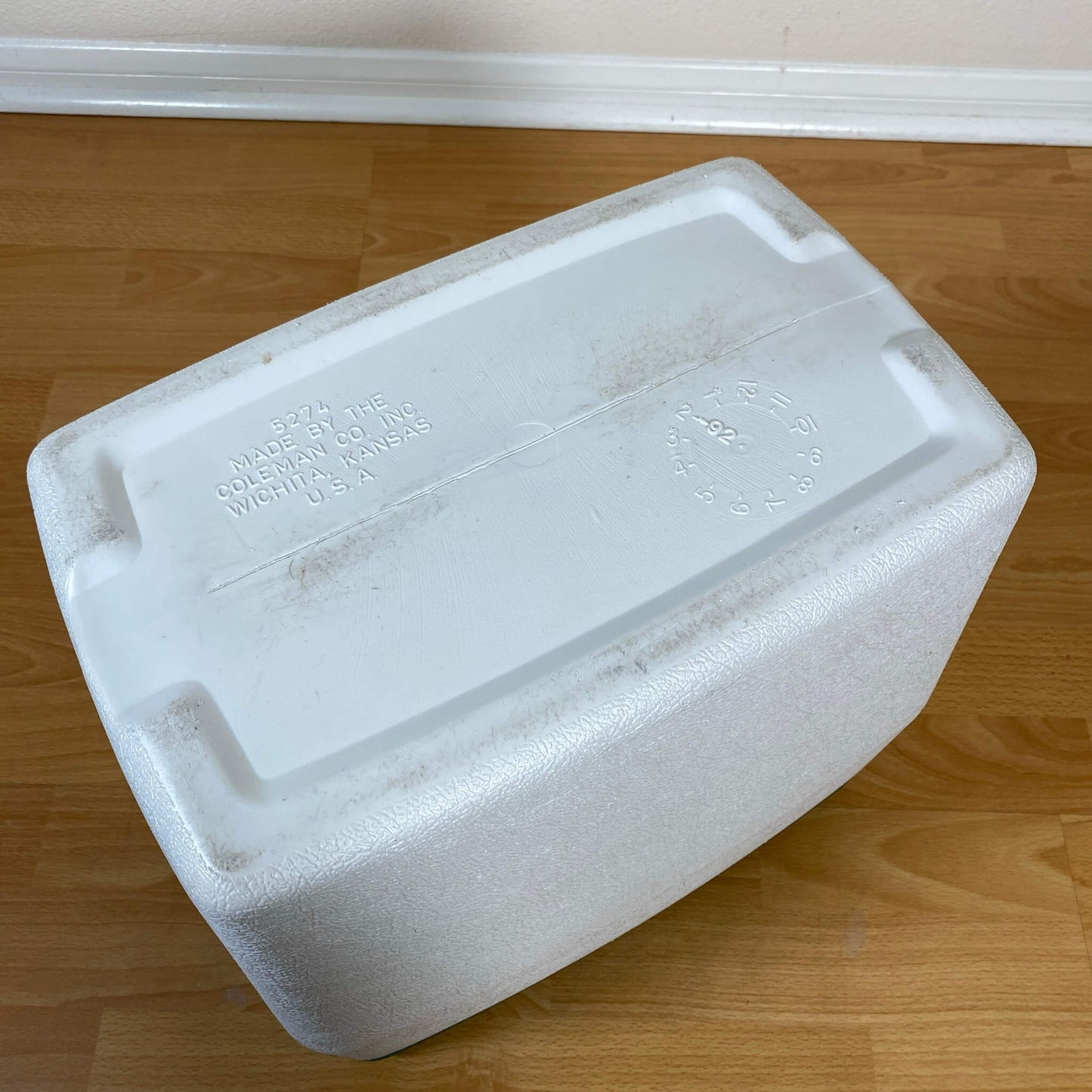 #743【1992年2月】ビンテージ Coleman（コールマン） クーラーボックス キャンプ用品 アウトドア アメリカ