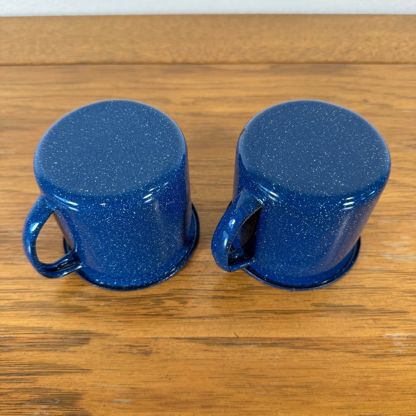 #1208 【1980-90年代】ビンテージ エナメル マグカップ / コーヒーカップ 2個セット キャンプ用品 アウトドア アメリカ