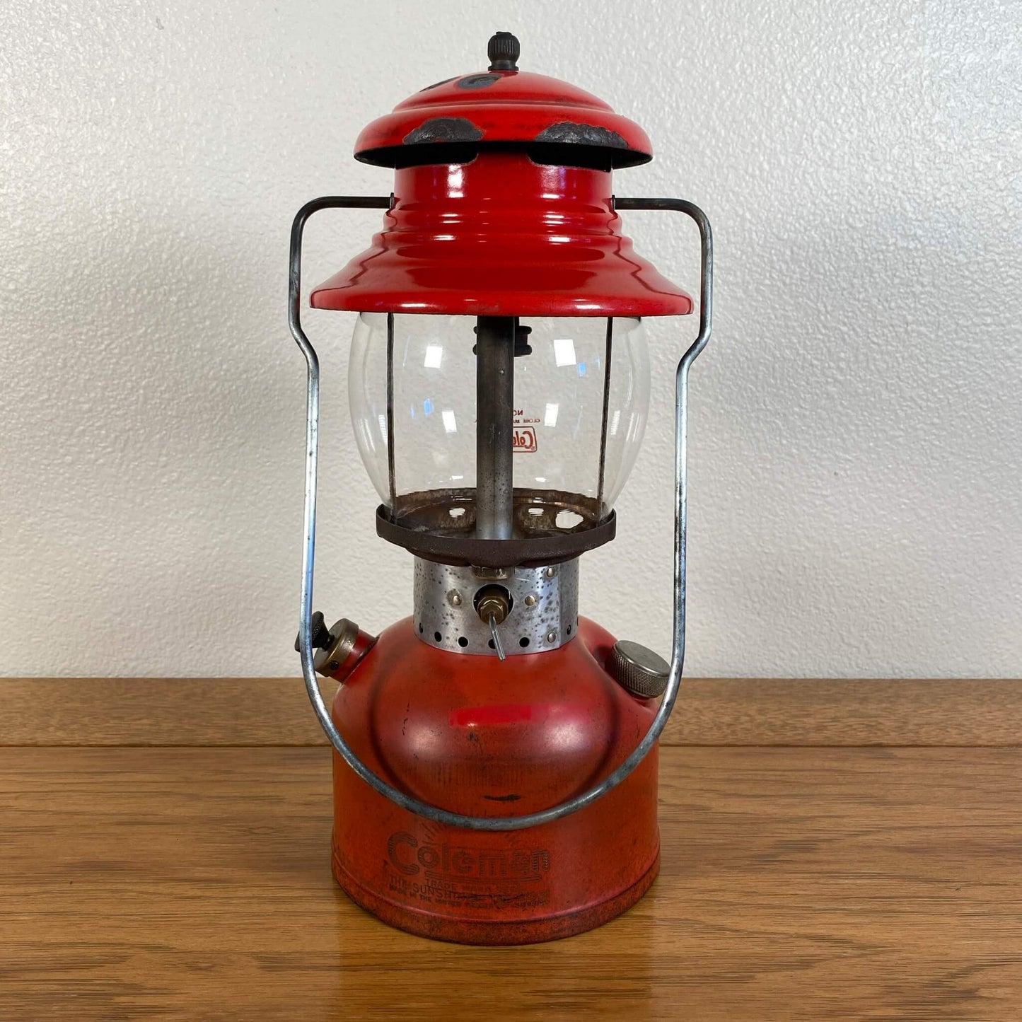 #25 【1957年7月】ビンテージ Coleman（コールマン） 200A イエローボーダー ランタン キャンプ用品 アウトドア アメリカ