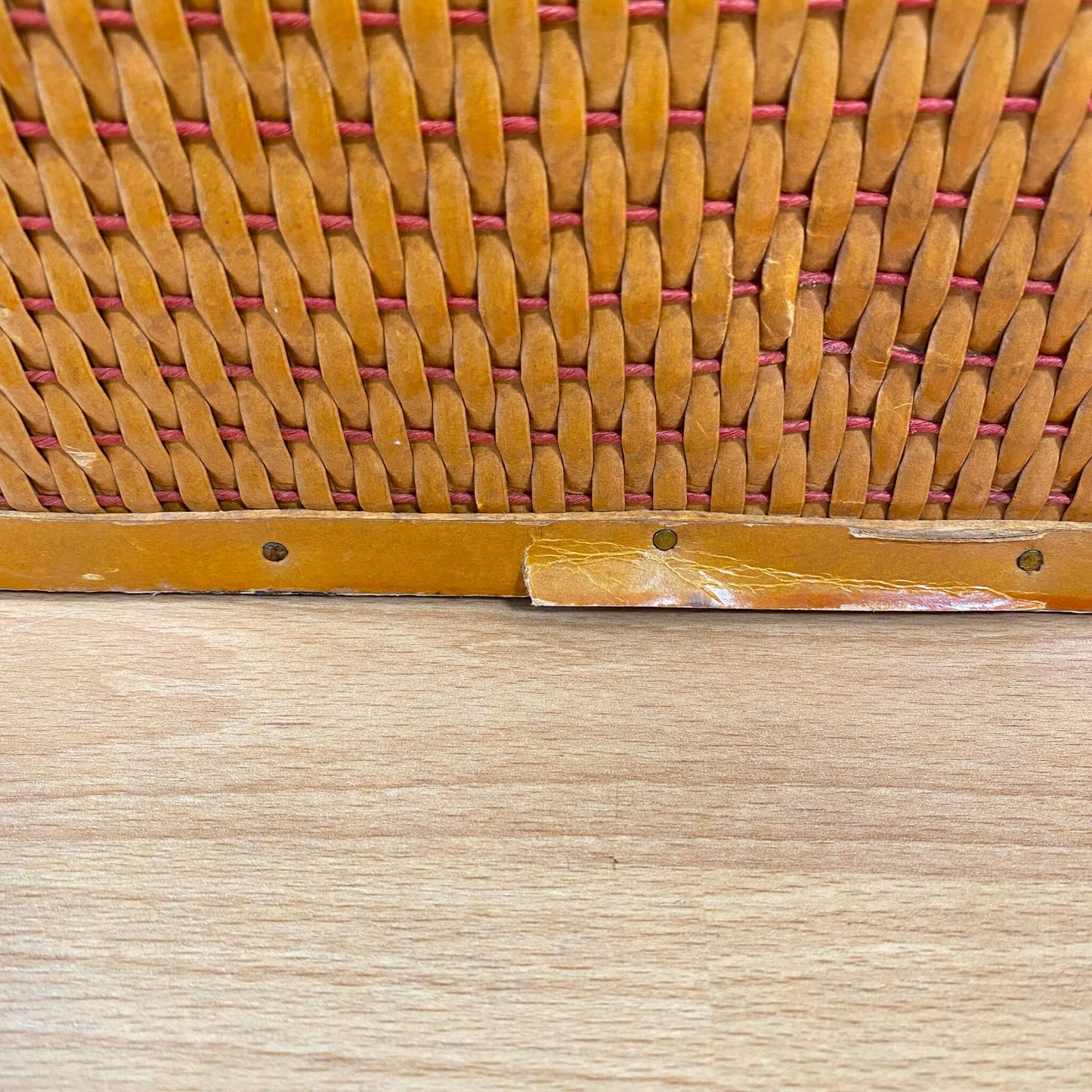 #834 【1970-80年代】ビンテージ REDMON（レドモン） ピクニックバスケット / 収納ケース アメリカ