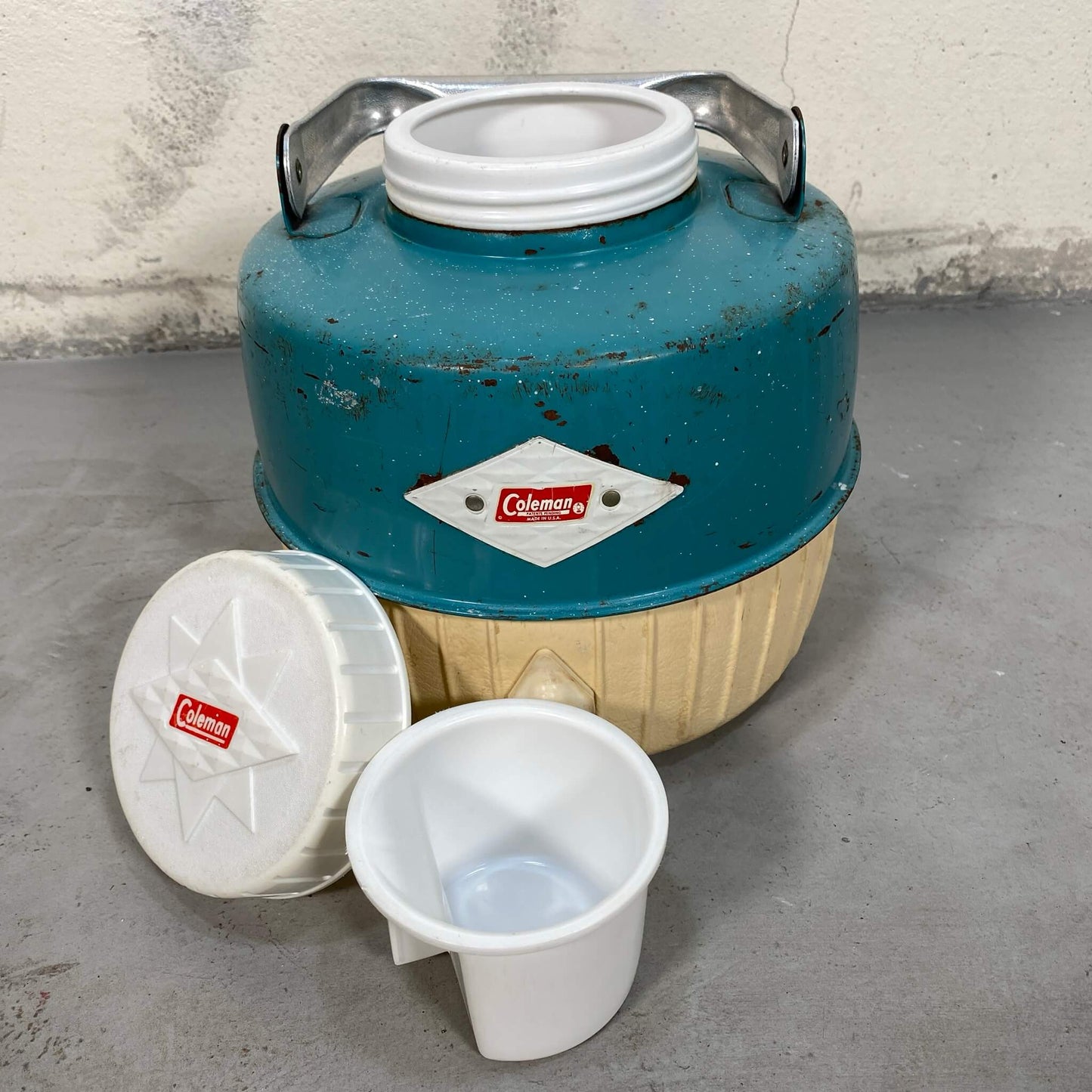 #403【1963年6月】ビンテージ Coleman（コールマン） ウォータージャグ キャンプ用品 アウトドア アメリカ