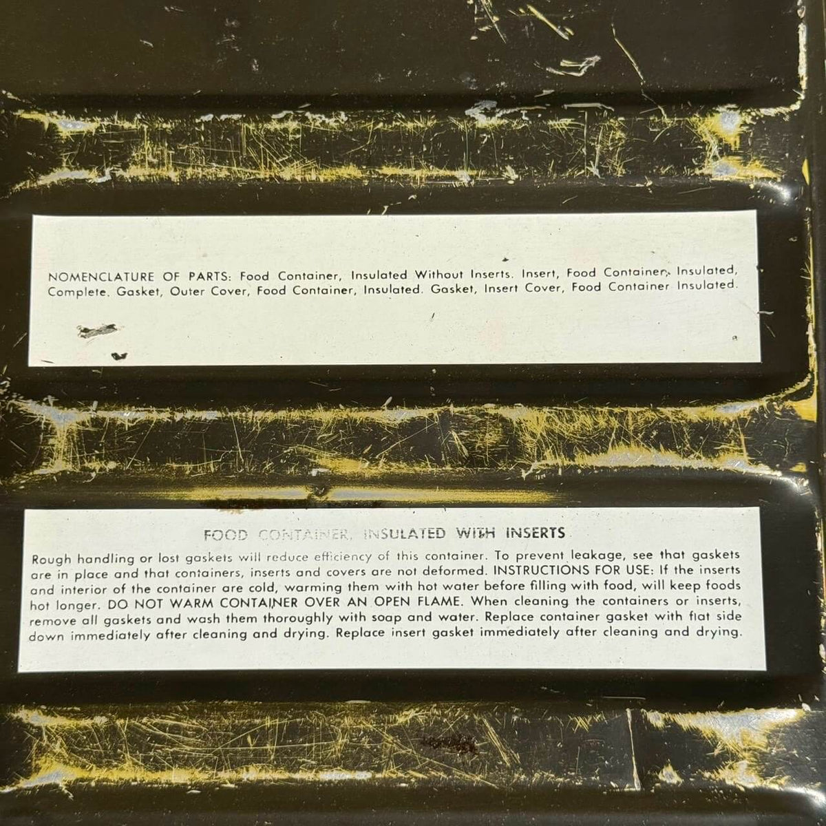 【1960年代】ビンテージ ガレージ ミリタリー アメリカン雑貨 店舗什器 U.S. ARMY フードコンテナ #2792