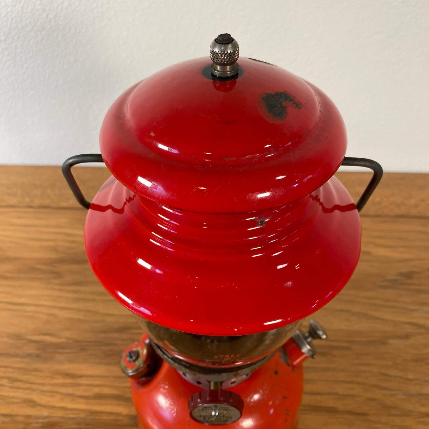 #171-A 【1960年8月】ビンテージ Coleman（コールマン）200A イエローボーダー ランタン キャンプ用品 アウトドア アメリカ