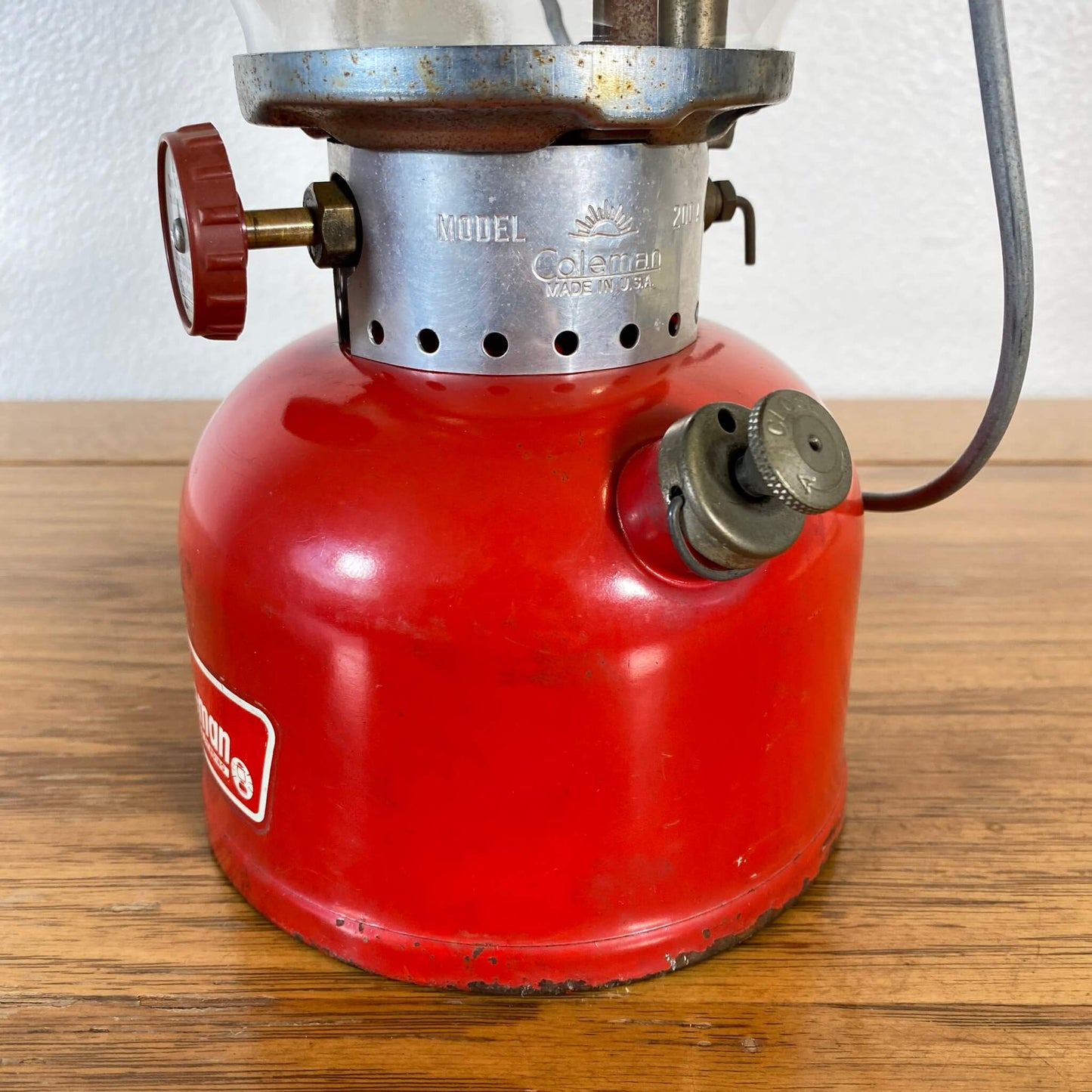 #1150【1970年3月】ビンテージ Coleman（コールマン） 200A レッドボーダー ランタン キャンプ用品 アウトドア アメリカ