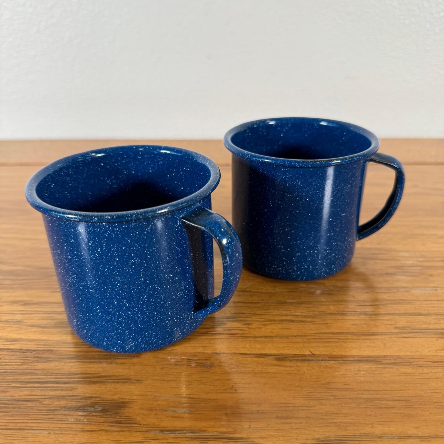 #1208 【1980-90年代】ビンテージ エナメル マグカップ / コーヒーカップ 2個セット キャンプ用品 アウトドア アメリカ