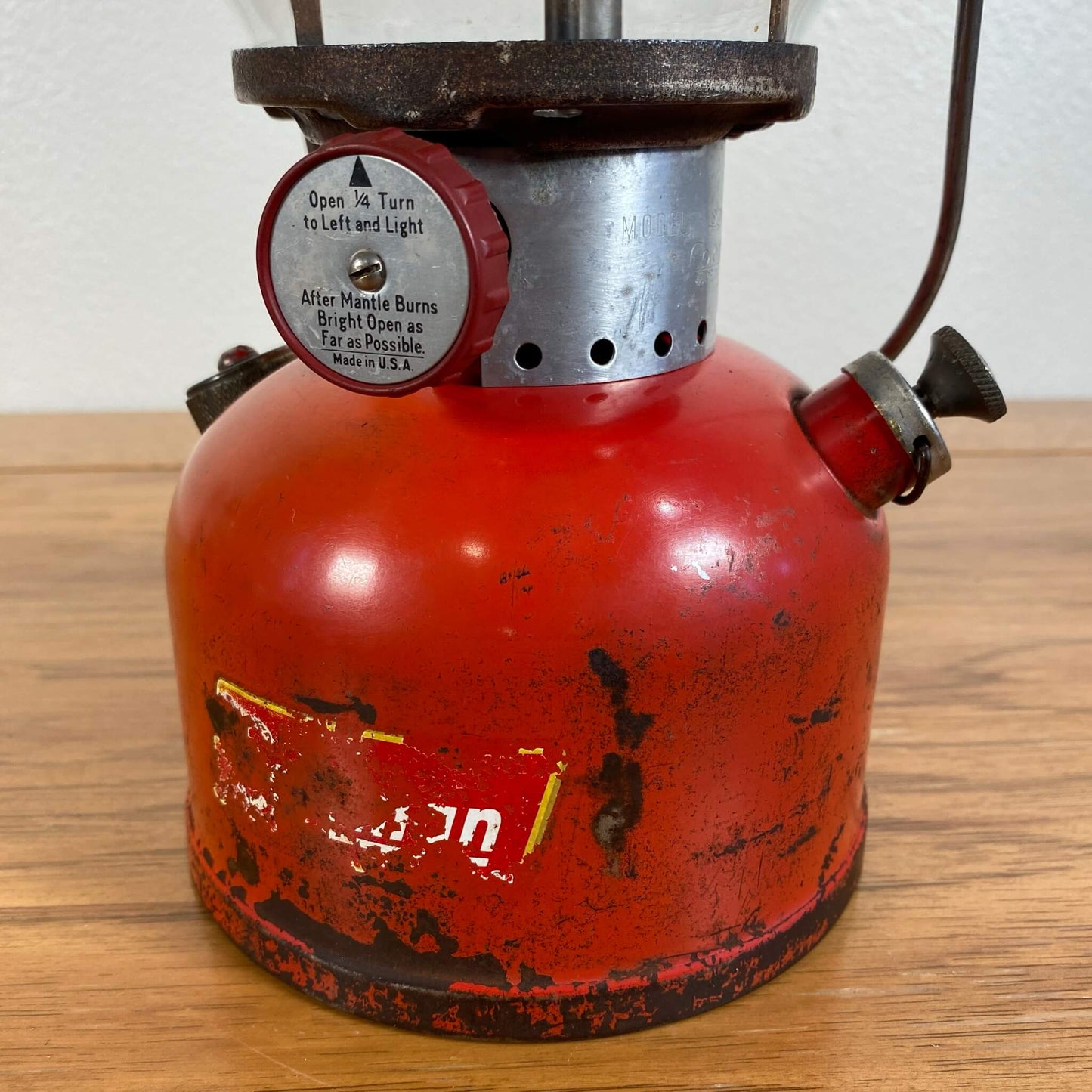 #119 【1960年1月】ビンテージ Coleman（コールマン） 200A イエローボーダー ランタン キャンプ用品 アウトドア アメリカ