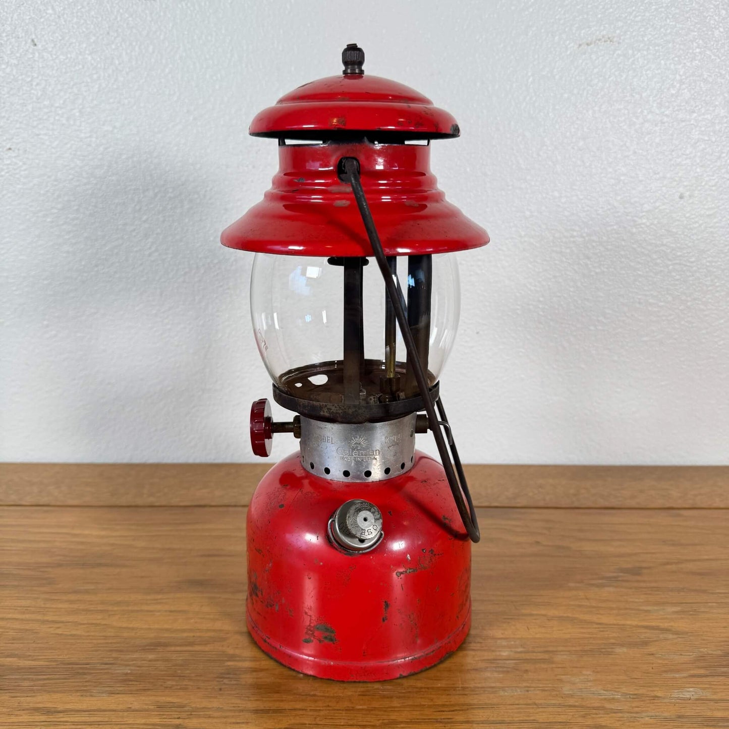 #1695 【1961年2月製造】ビンテージ Coleman（コールマン）200A ランタン イエローボーダー 未整備品 アメリカ