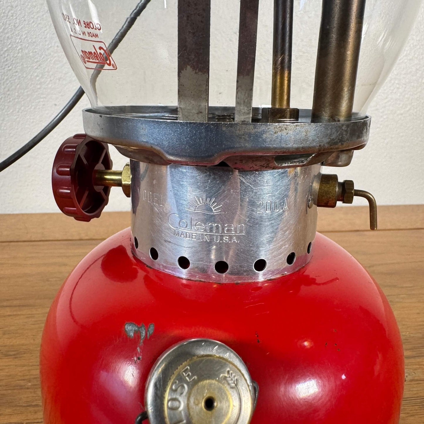 #1697 【1971年4月製造】ビンテージ Coleman（コールマン）200A ランタン 未整備品 アメリカ