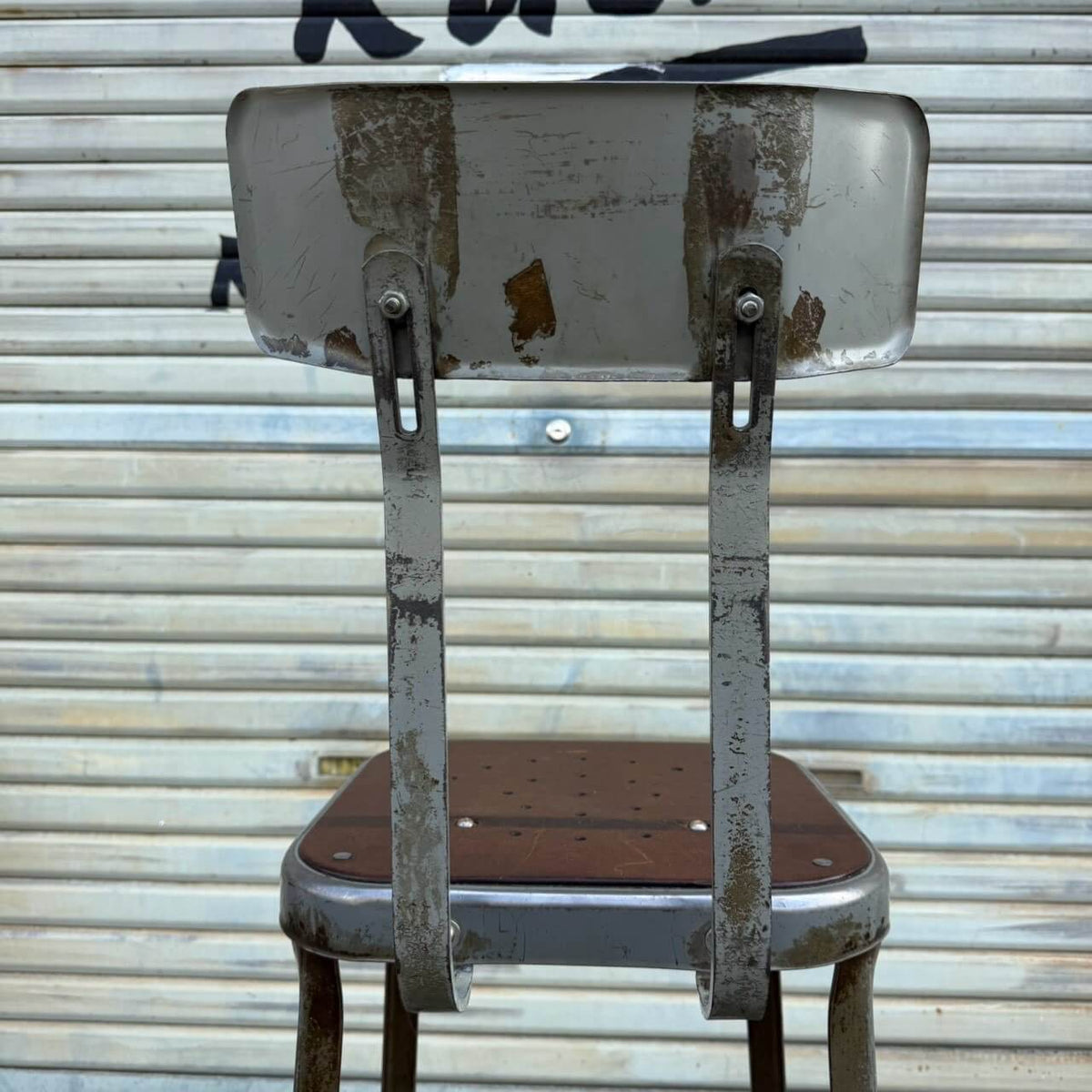 【1940-50年代】ビンテージ ガレージ アメリカン雑貨 店舗什器 LYON ハイスツール インダストリアル #2692