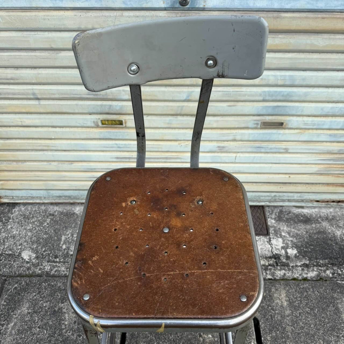 【1940-50年代】ビンテージ ガレージ アメリカン雑貨 店舗什器 LYON ハイスツール インダストリアル #2759
