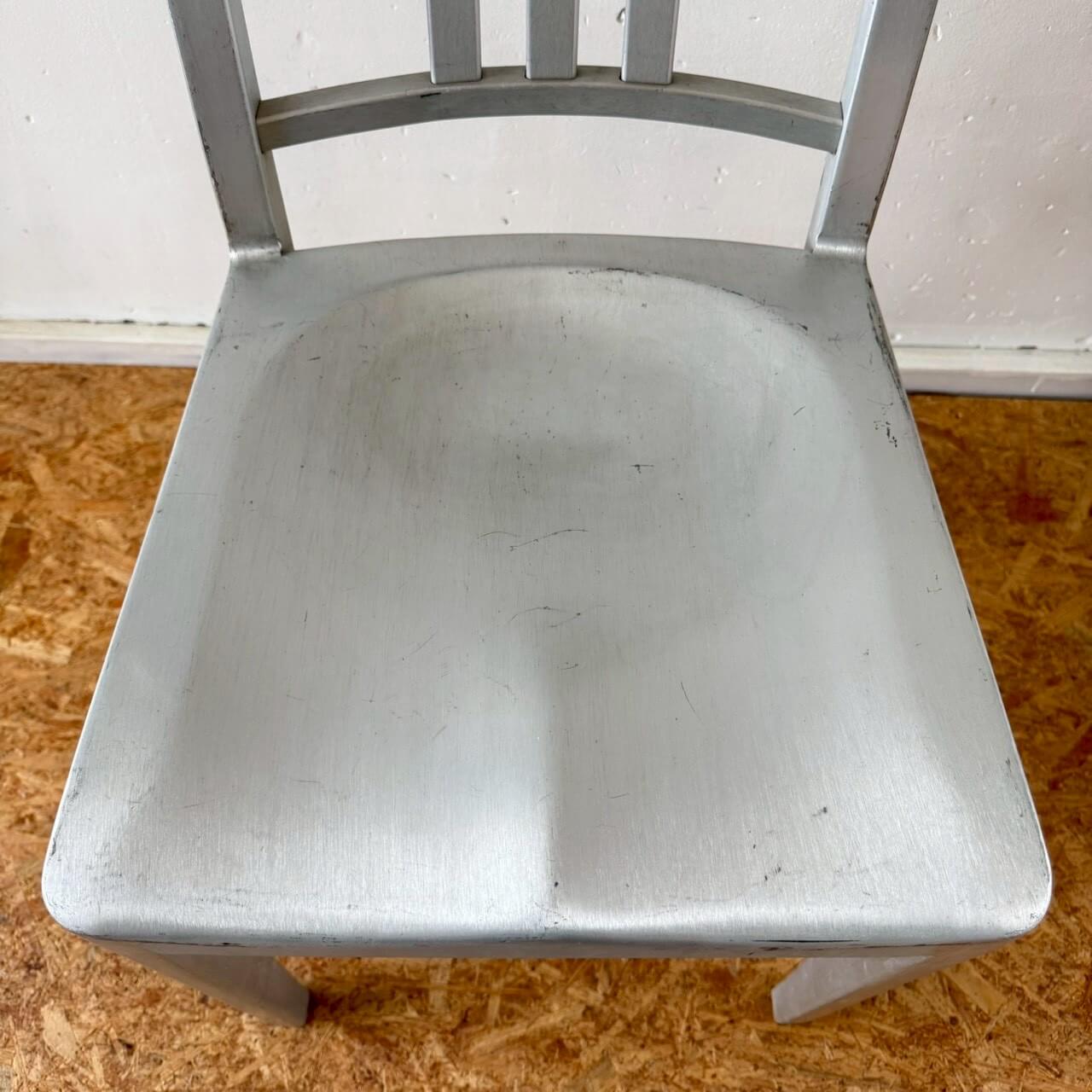 【1990-2000年代】EMECO エメコチェア アメリカン雑貨 店舗什器 椅子 アルミチェア #2475-1