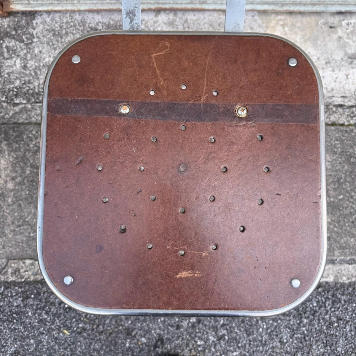 【1940-50年代】ビンテージ ガレージ アメリカン雑貨 店舗什器 LYON ハイスツール インダストリアル #2692